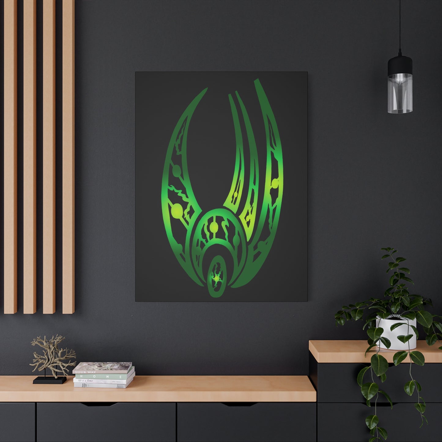 Custom Borg Logo Canvas Print Fan Art