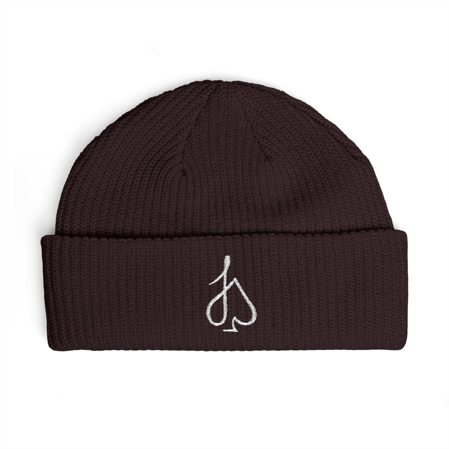 Jack Spade cuff beanie | embroidered logo knit hat