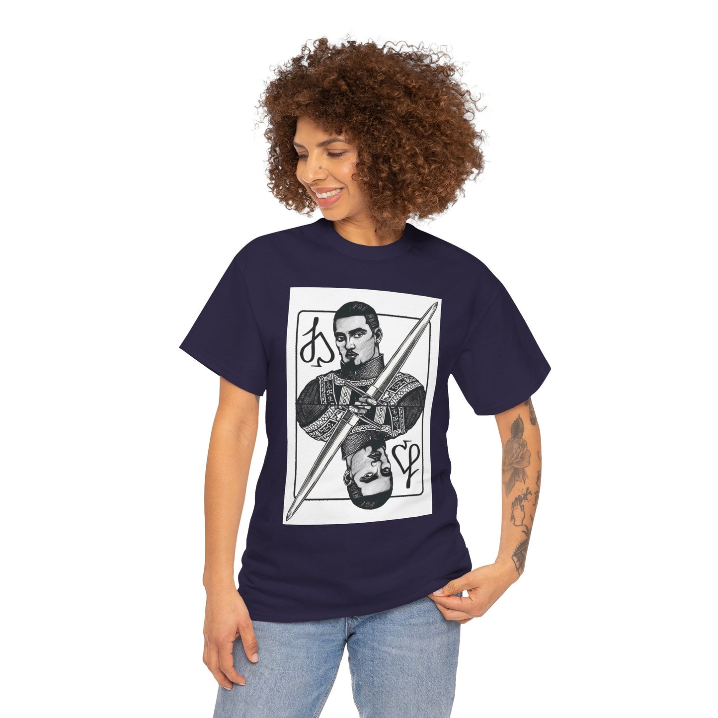 Jack of Spades Playing card, Graphic T-Shirt Alternate