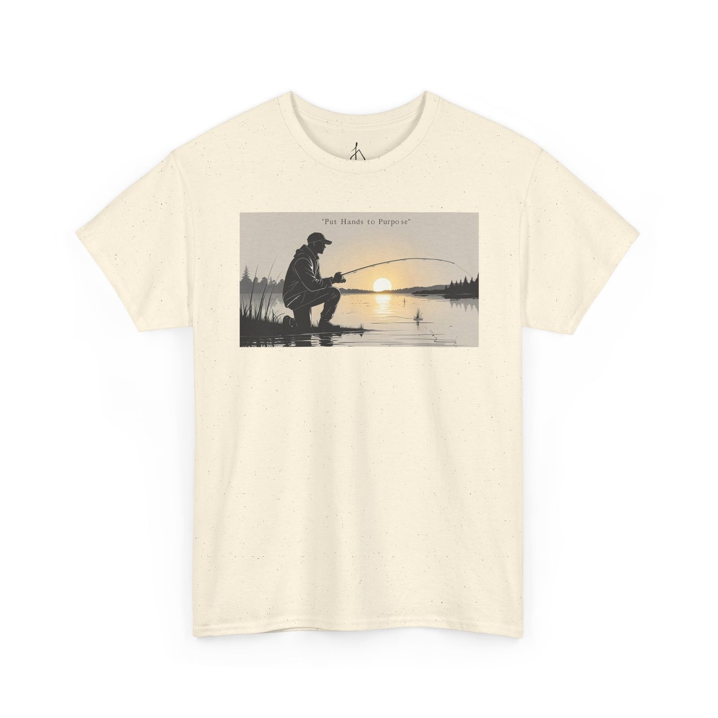 Fishing Graphic Tee, Put Hands to Purpose, Unisex T-Shirt