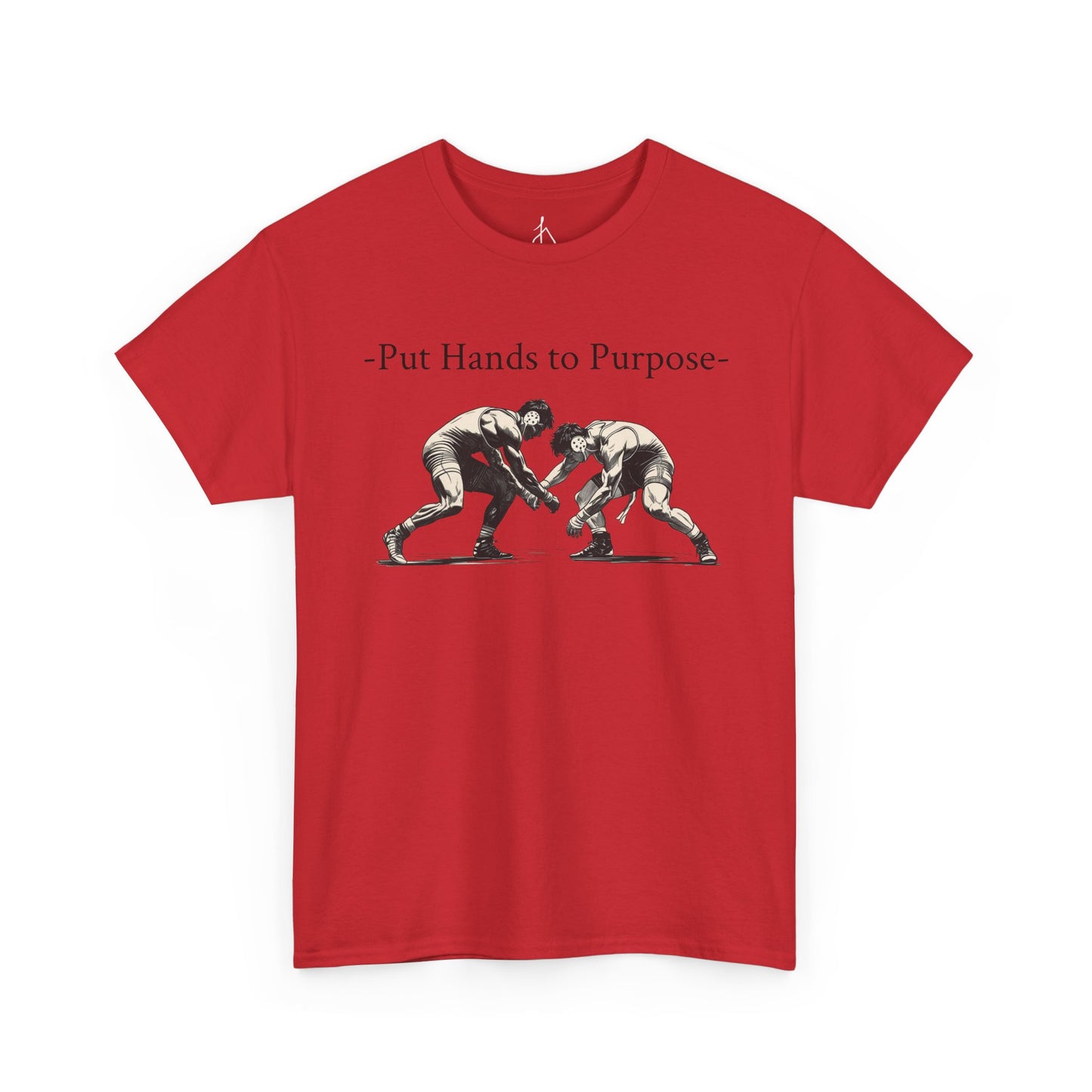 Wrestling Tee, "Put Hands to Purpose" Unisex Shirt for Wrestlers, , Graphic Tee