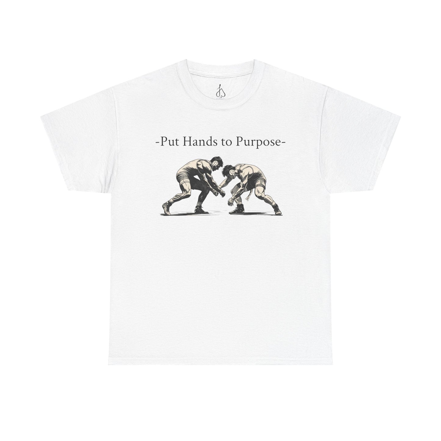 Wrestling Tee, "Put Hands to Purpose" Unisex Shirt for Wrestlers, , Graphic Tee