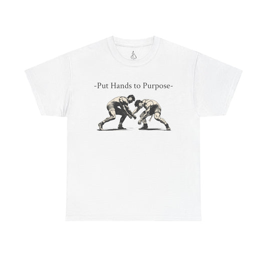 Wrestling Tee, "Put Hands to Purpose" Unisex Shirt for Wrestlers, , Graphic Tee