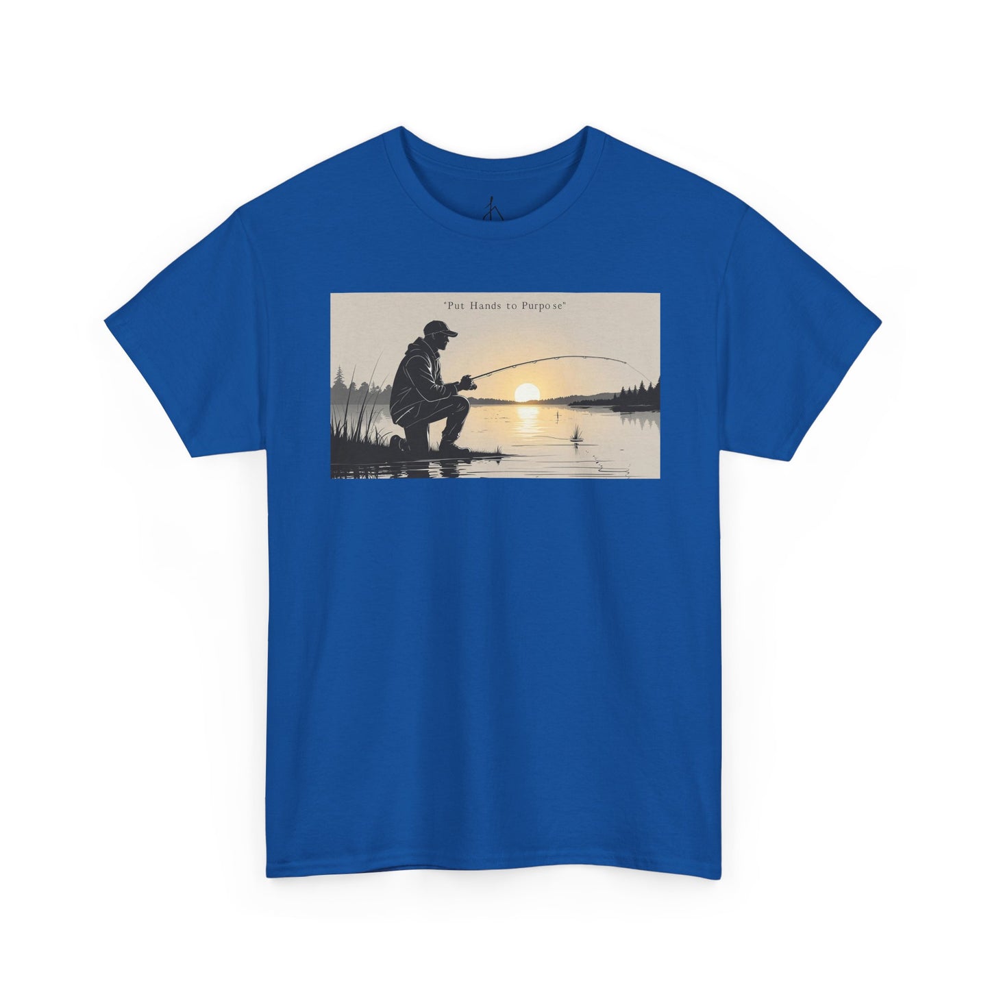 Fishing Graphic Tee, Put Hands to Purpose, Unisex T-Shirt