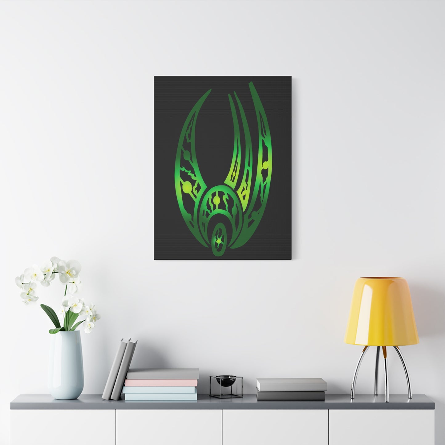 Custom Borg Logo Canvas Print Fan Art