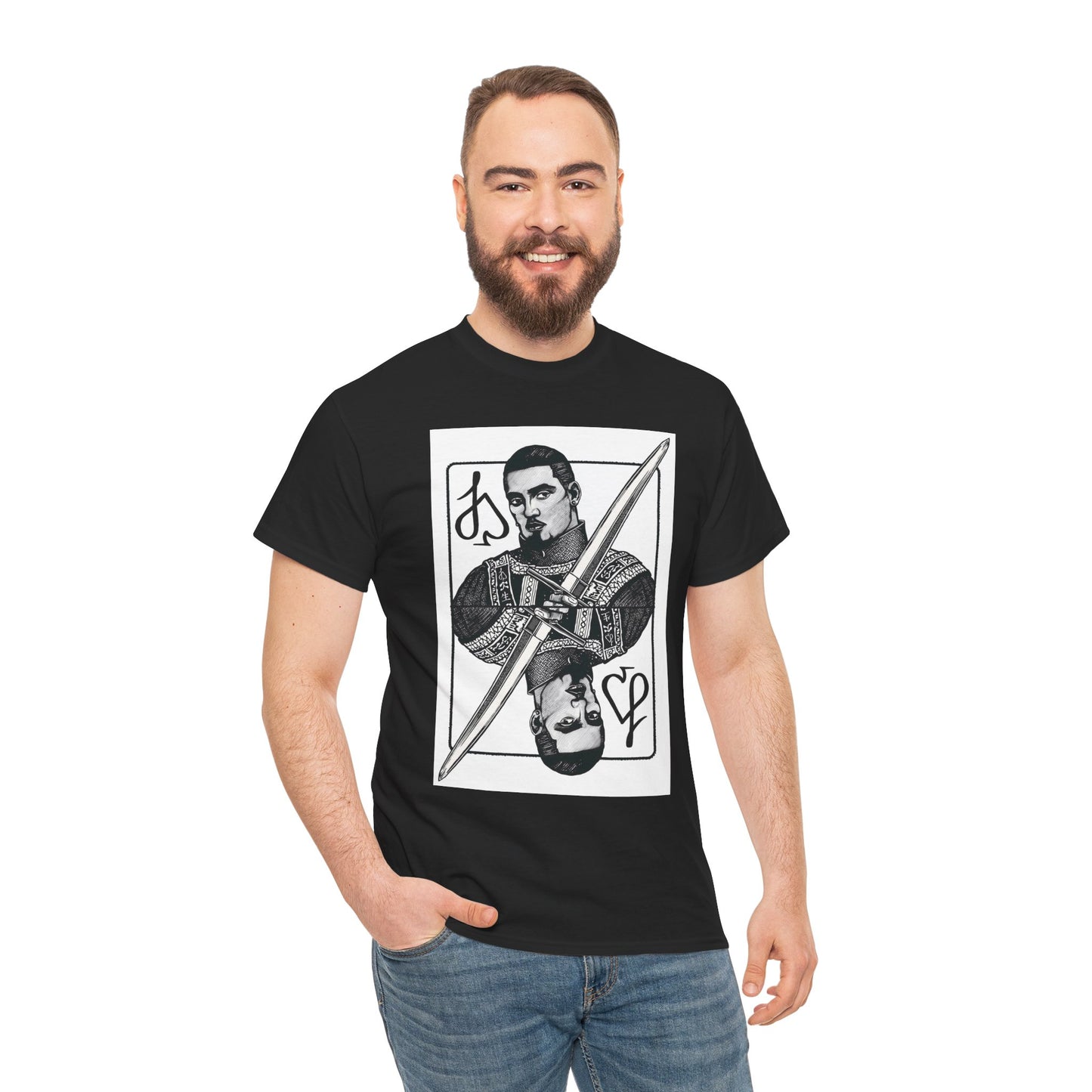 Jack of Spades Playing card, Graphic T-Shirt Alternate