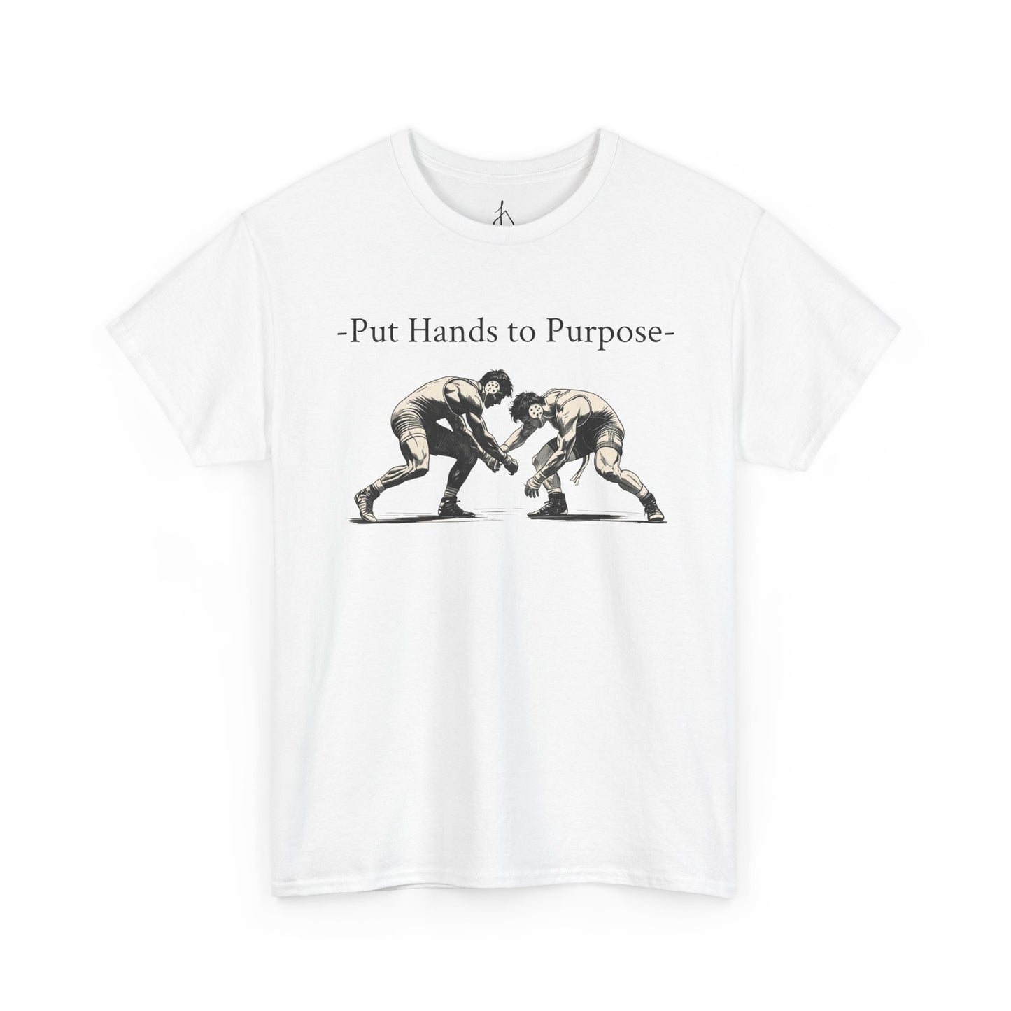 Wrestling Tee, "Put Hands to Purpose" Unisex Shirt for Wrestlers, , Graphic Tee