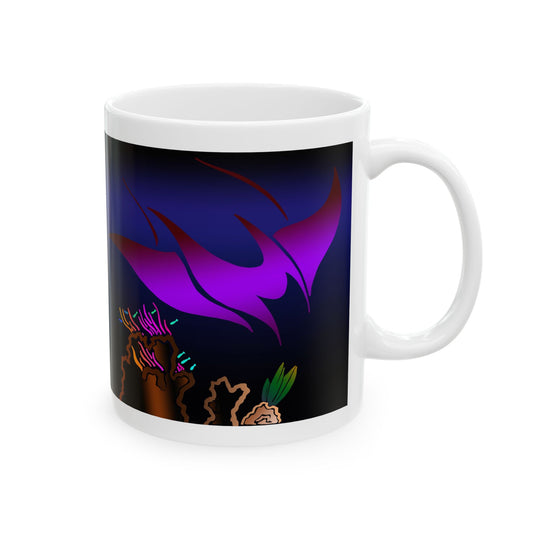 Mug - Manta Ray Ceramic Mug (11oz, 15oz)