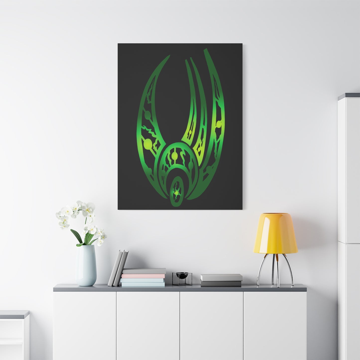 Custom Borg Logo Canvas Print Fan Art