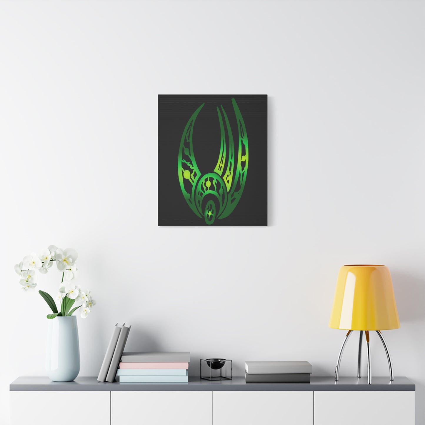 Custom Borg Logo Canvas Print Fan Art