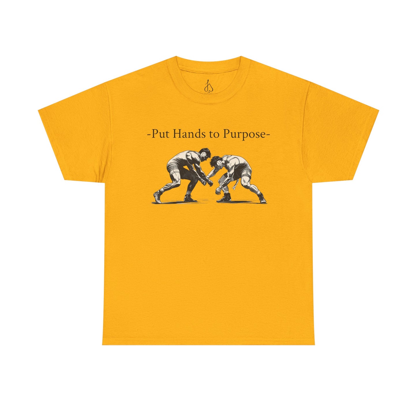 Wrestling Tee, "Put Hands to Purpose" Unisex Shirt for Wrestlers, , Graphic Tee