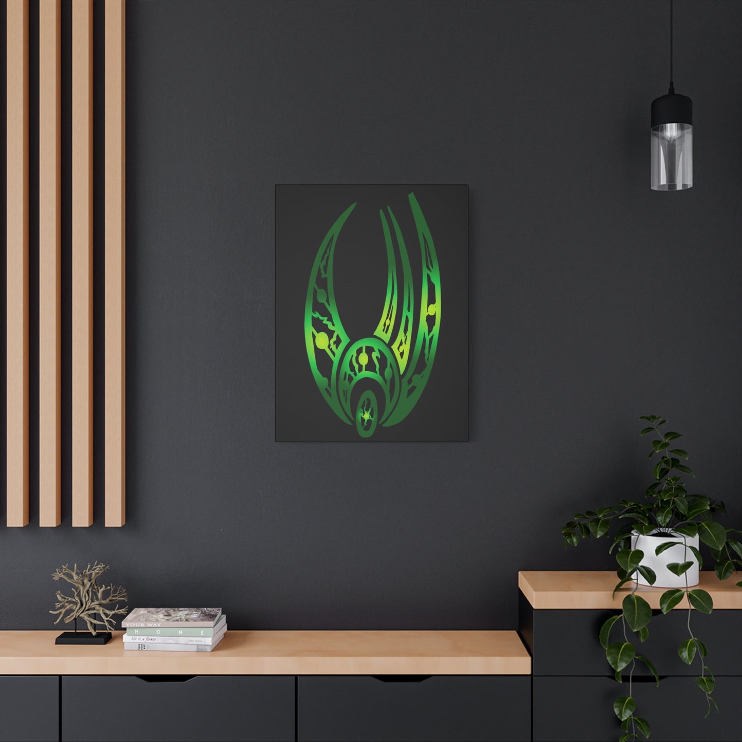 Custom Borg Logo Canvas Print Fan Art