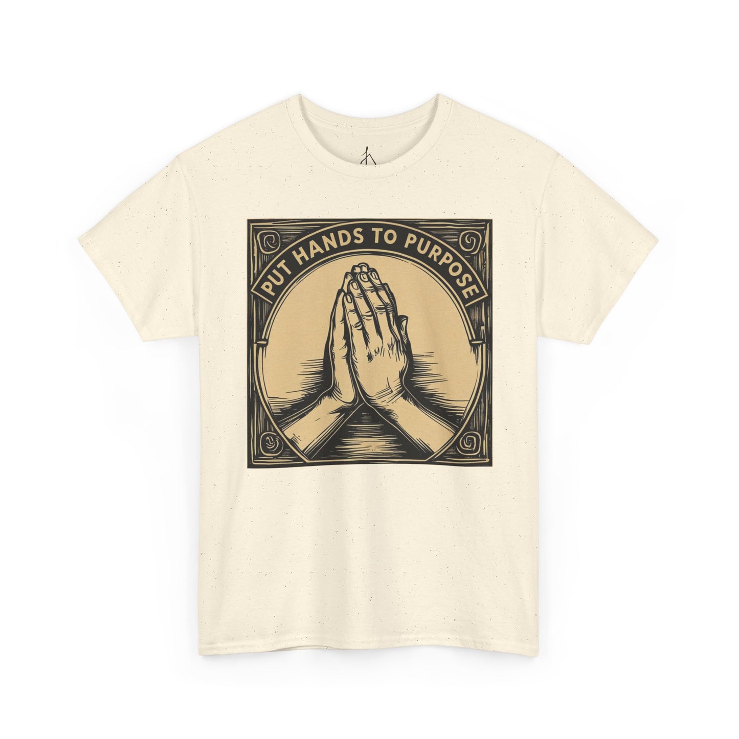 Prayer Hands Unisex T-Shirt, "Put Hands to Purpose"