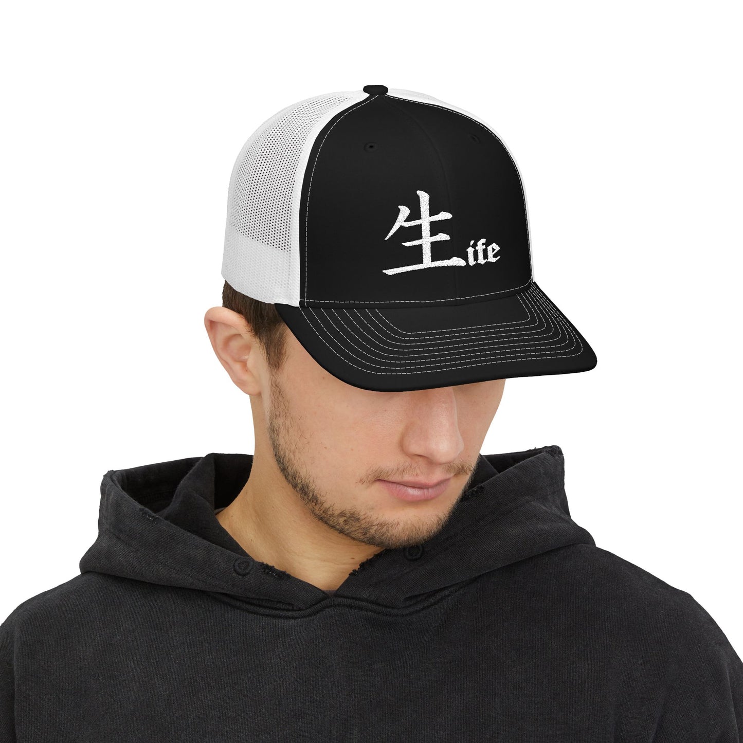 Life by Jack Spade Snapback Cap | Trucker Hat, Mesh Back