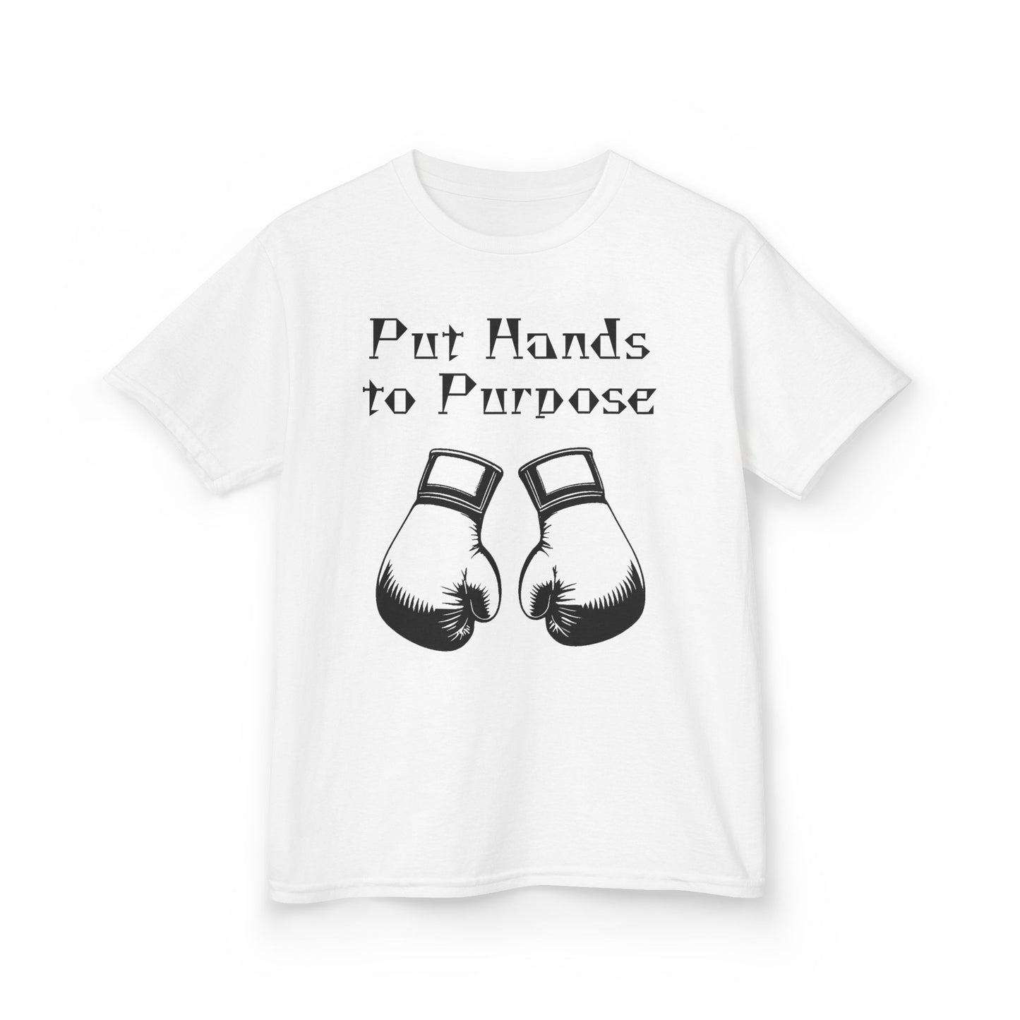 Kids Boxing Tee, "Put Hands to Purpose"