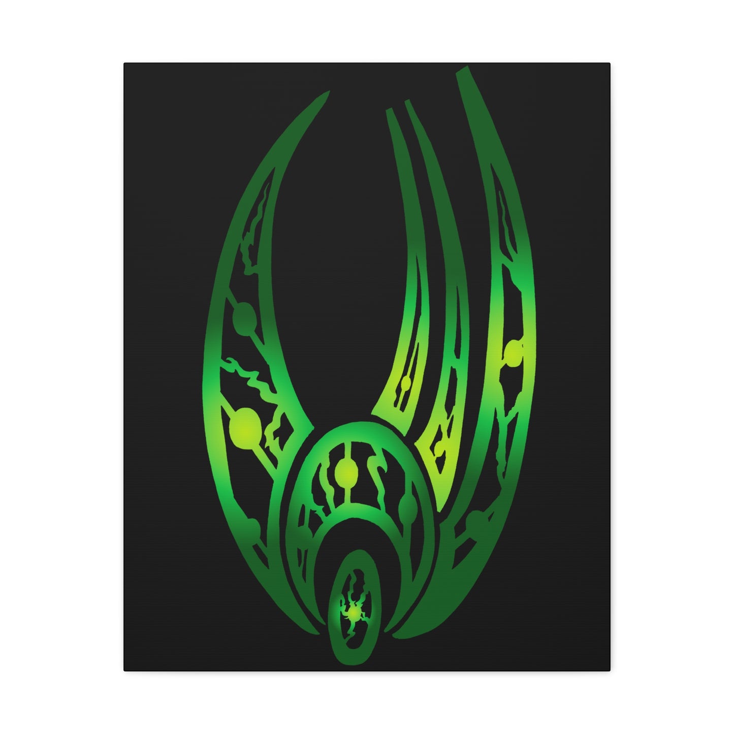 Custom Borg Logo Canvas Print Fan Art