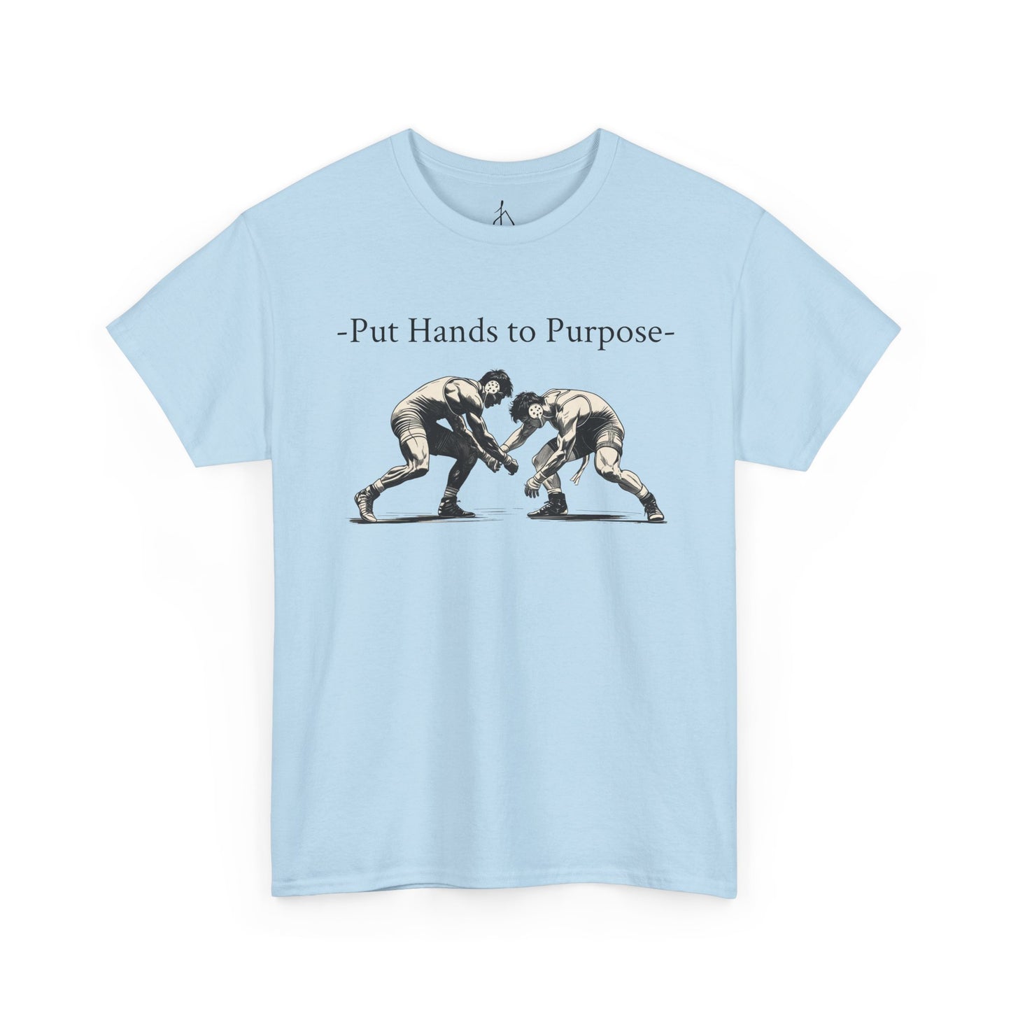 Wrestling Tee, "Put Hands to Purpose" Unisex Shirt for Wrestlers, , Graphic Tee