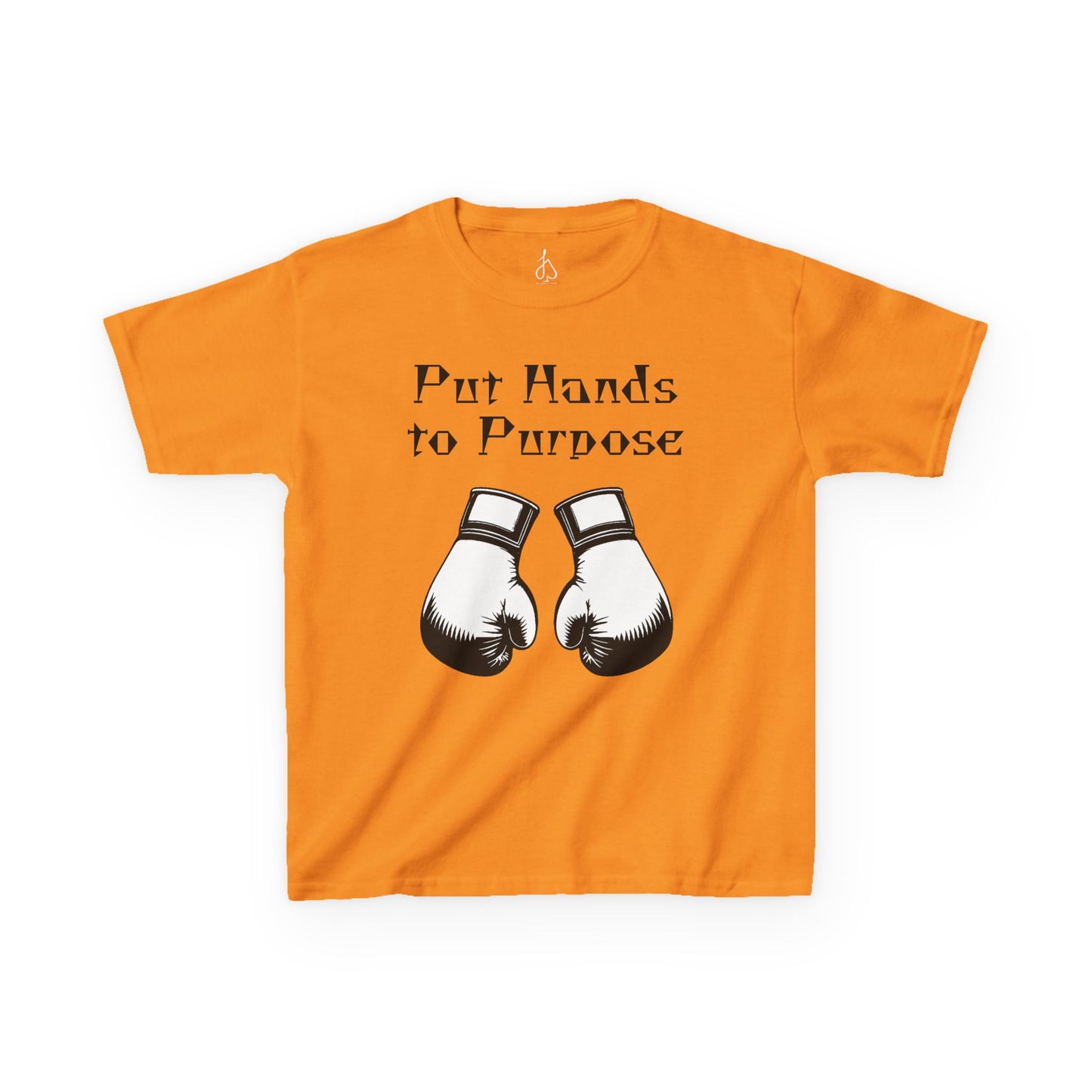 Kids Boxing Tee, "Put Hands to Purpose"
