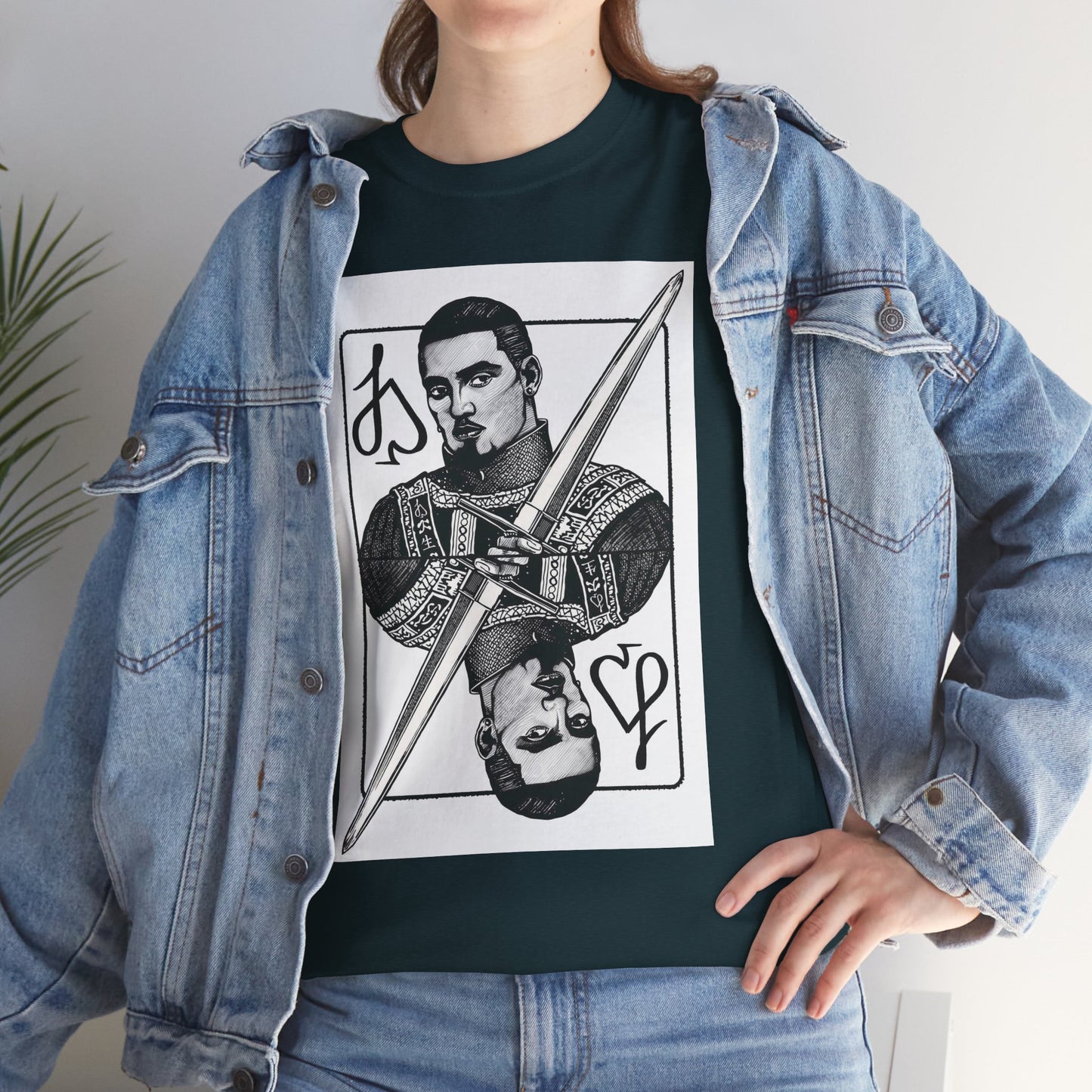 Jack of Spades Playing card, Graphic T-Shirt Alternate
