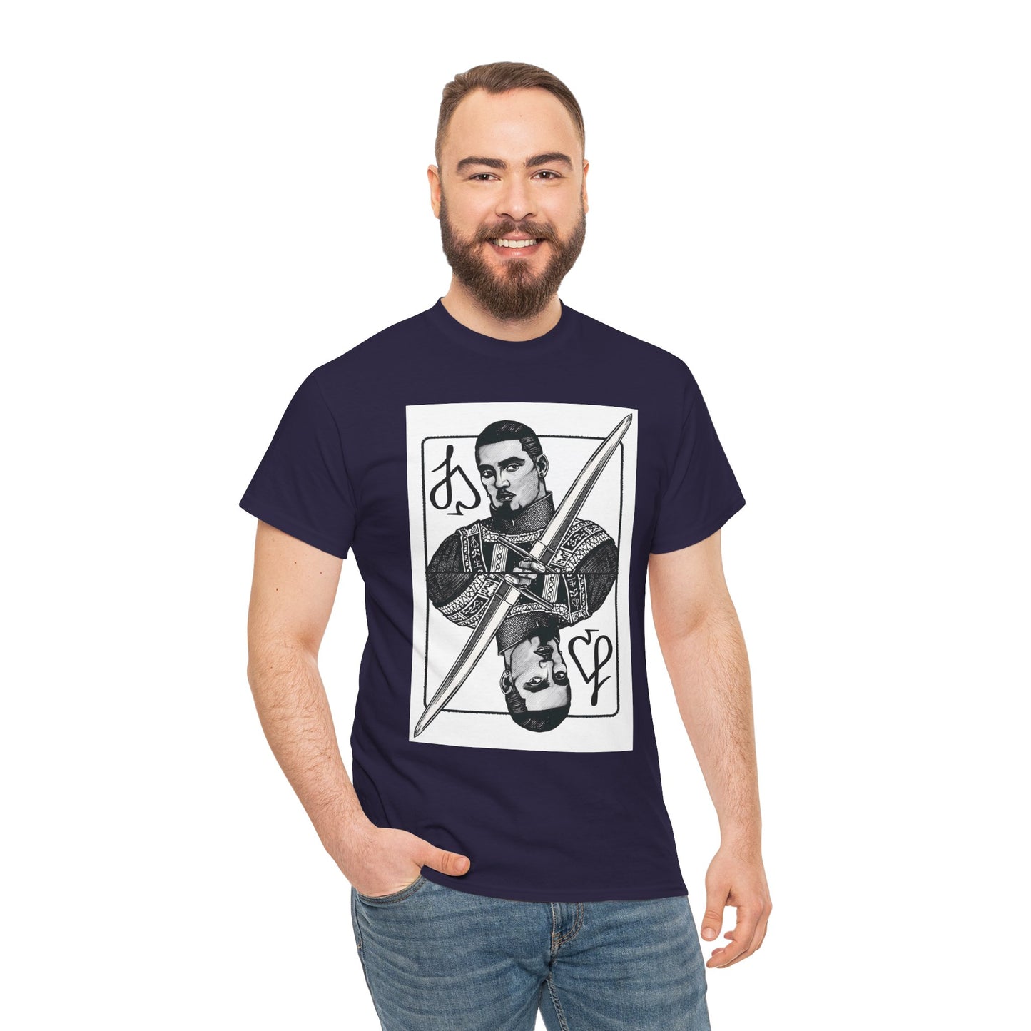 Jack of Spades Playing card, Graphic T-Shirt Alternate