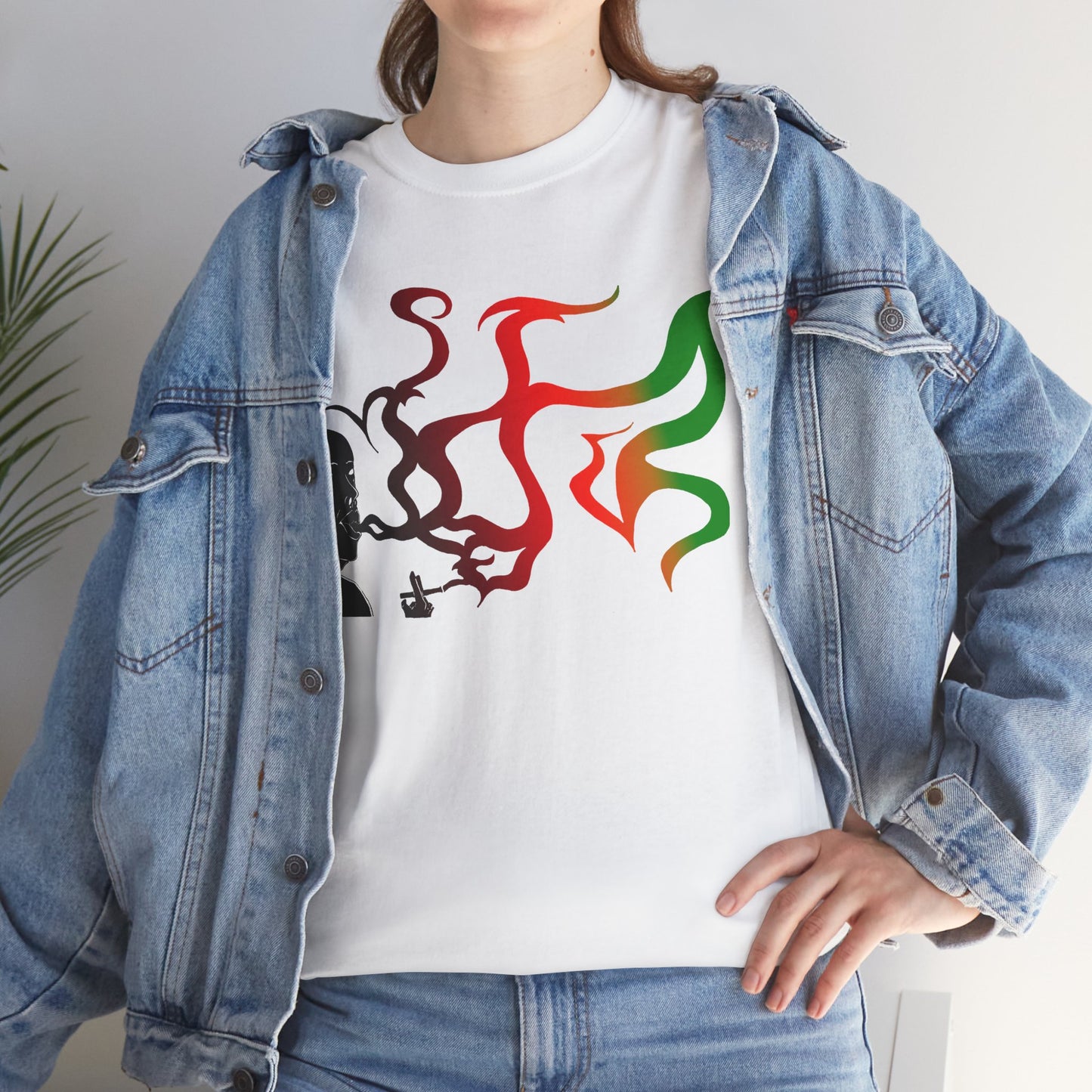 Calm Smoking Man Tee - Unisex Cotton