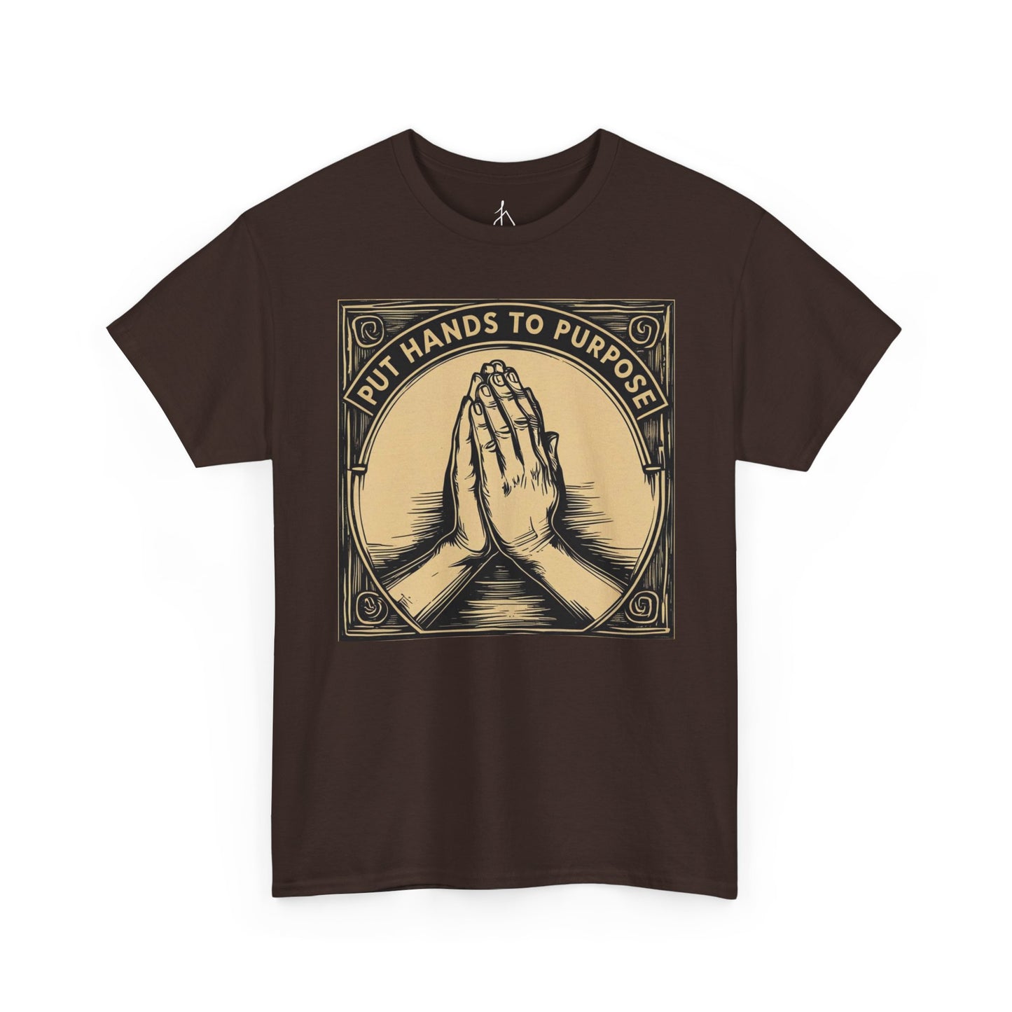 Prayer Hands Unisex T-Shirt, "Put Hands to Purpose"