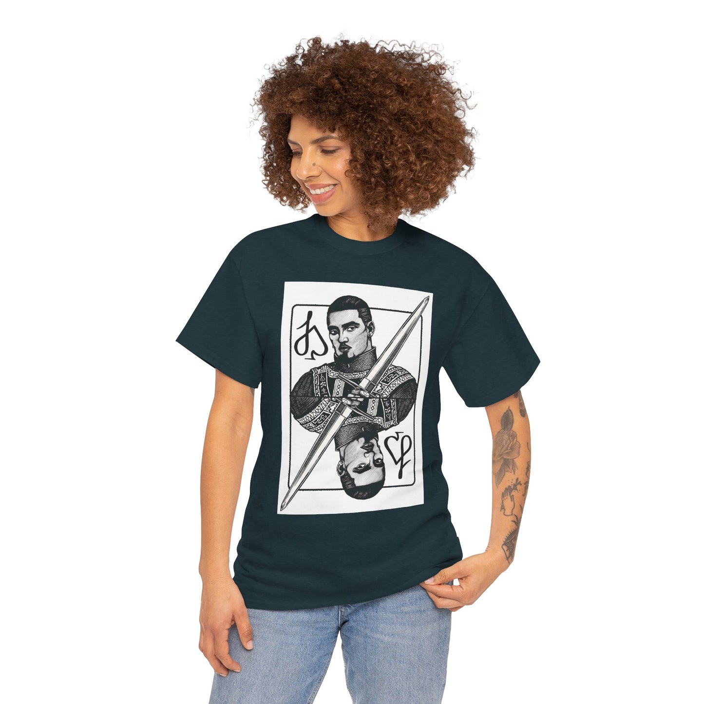 Jack of Spades Playing card, Graphic T-Shirt Alternate