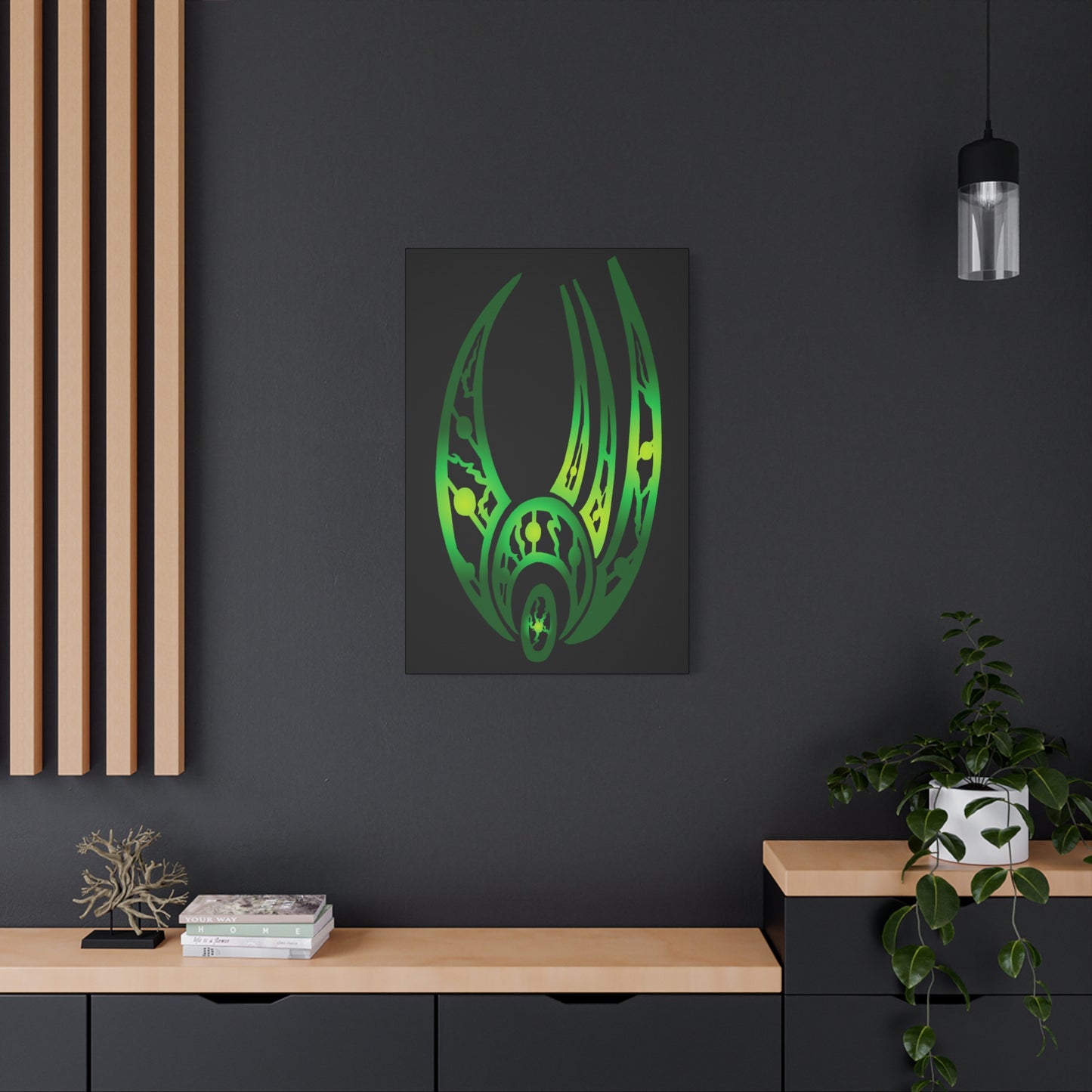 Custom Borg Logo Canvas Print Fan Art