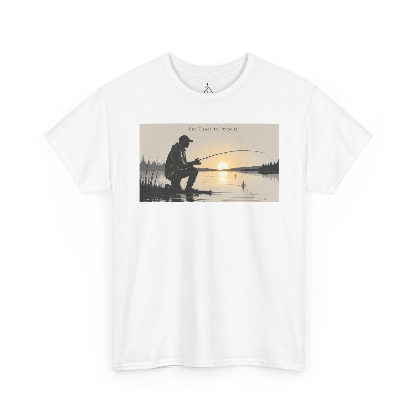 Fishing Graphic Tee, Put Hands to Purpose, Unisex T-Shirt