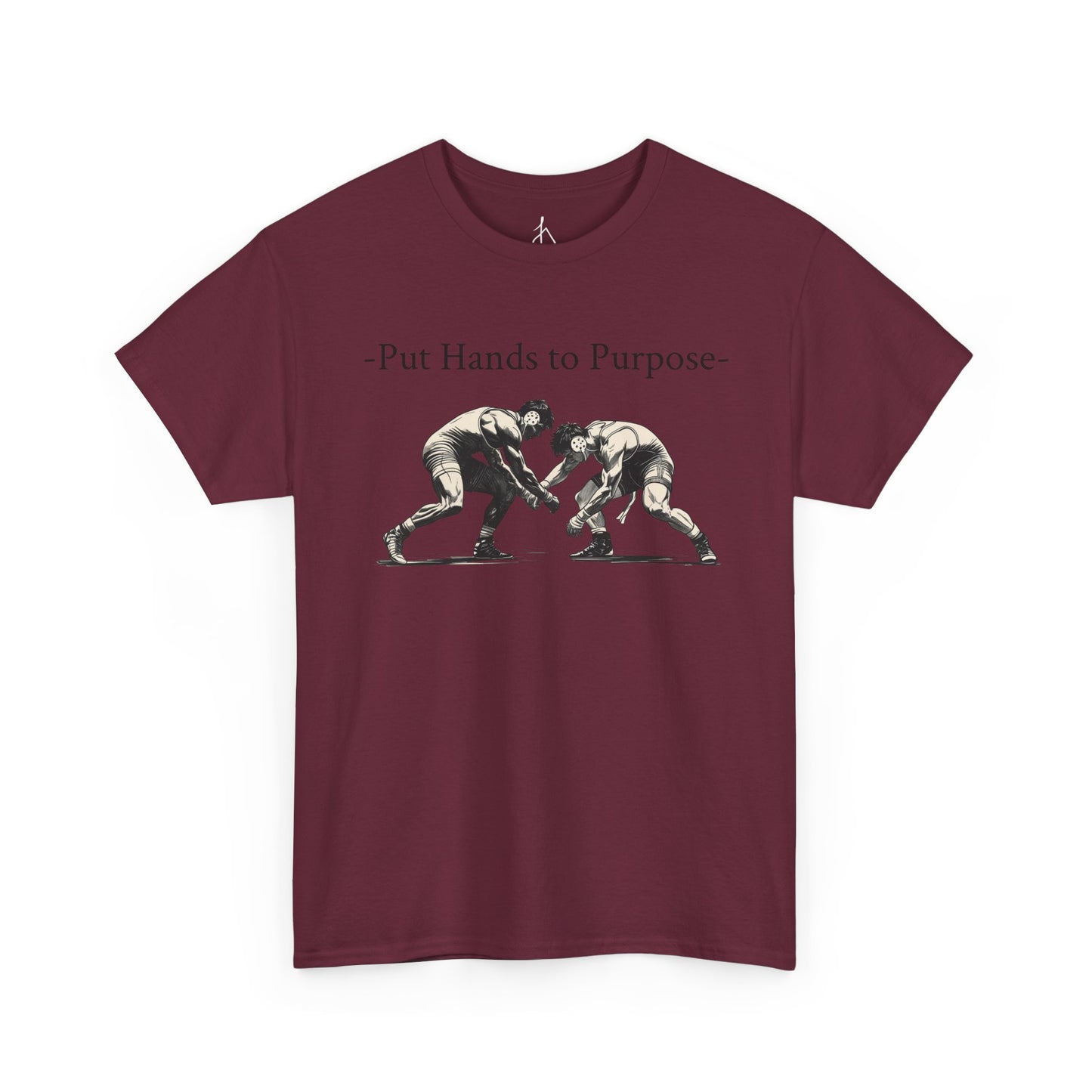 Wrestling Tee, "Put Hands to Purpose" Unisex Shirt for Wrestlers, , Graphic Tee