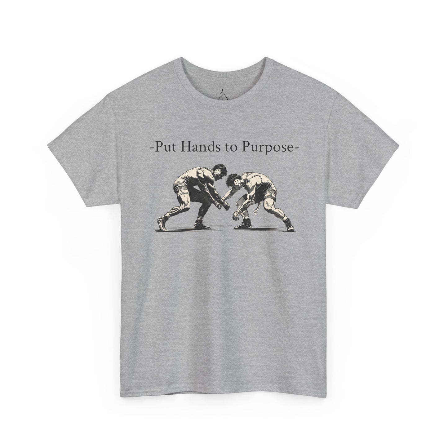 Wrestling Tee, "Put Hands to Purpose" Unisex Shirt for Wrestlers, , Graphic Tee