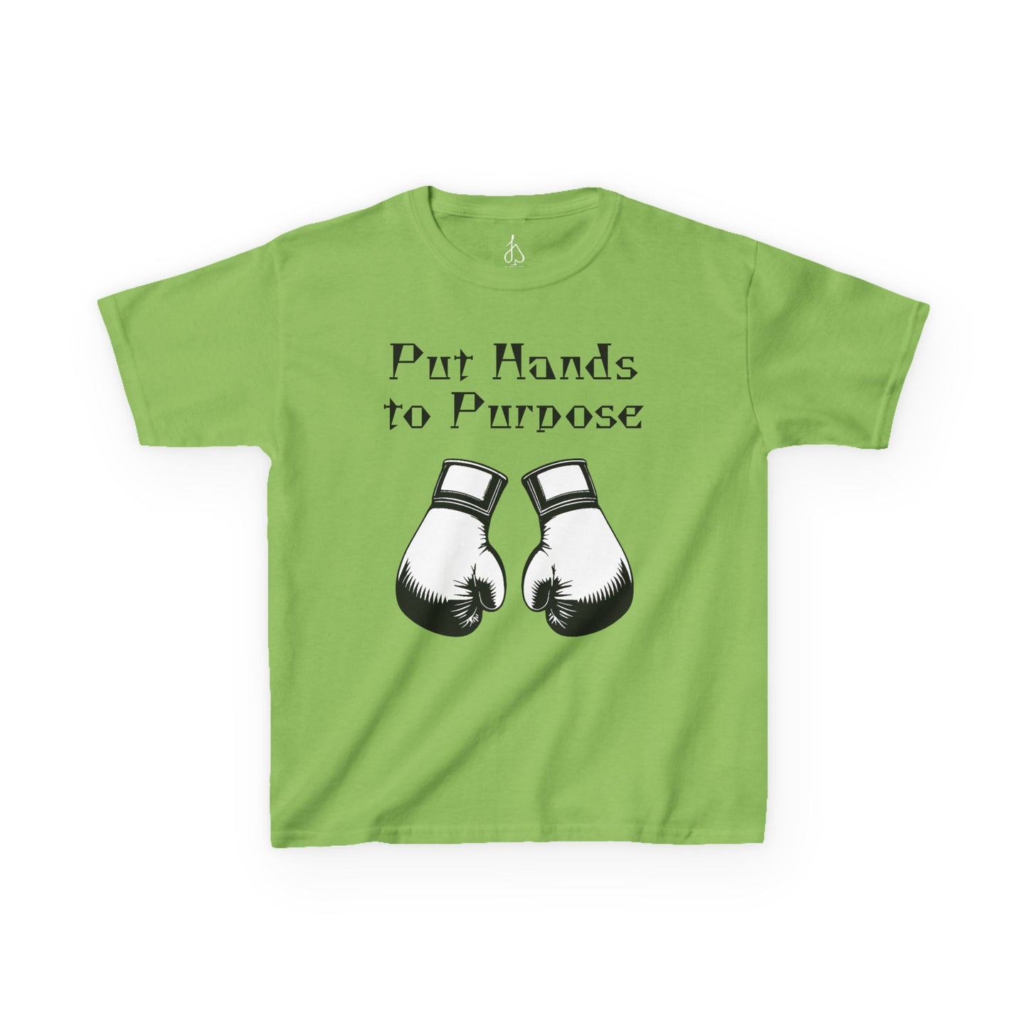 Kids Boxing Tee, "Put Hands to Purpose"