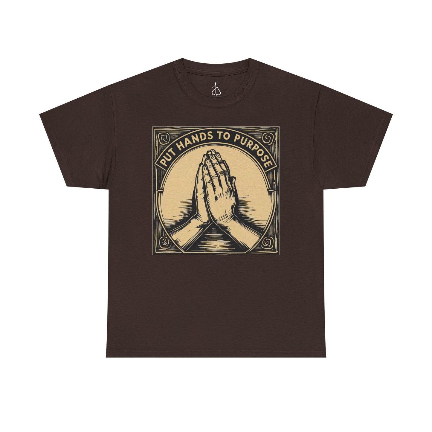 Prayer Hands Unisex T-Shirt, "Put Hands to Purpose"