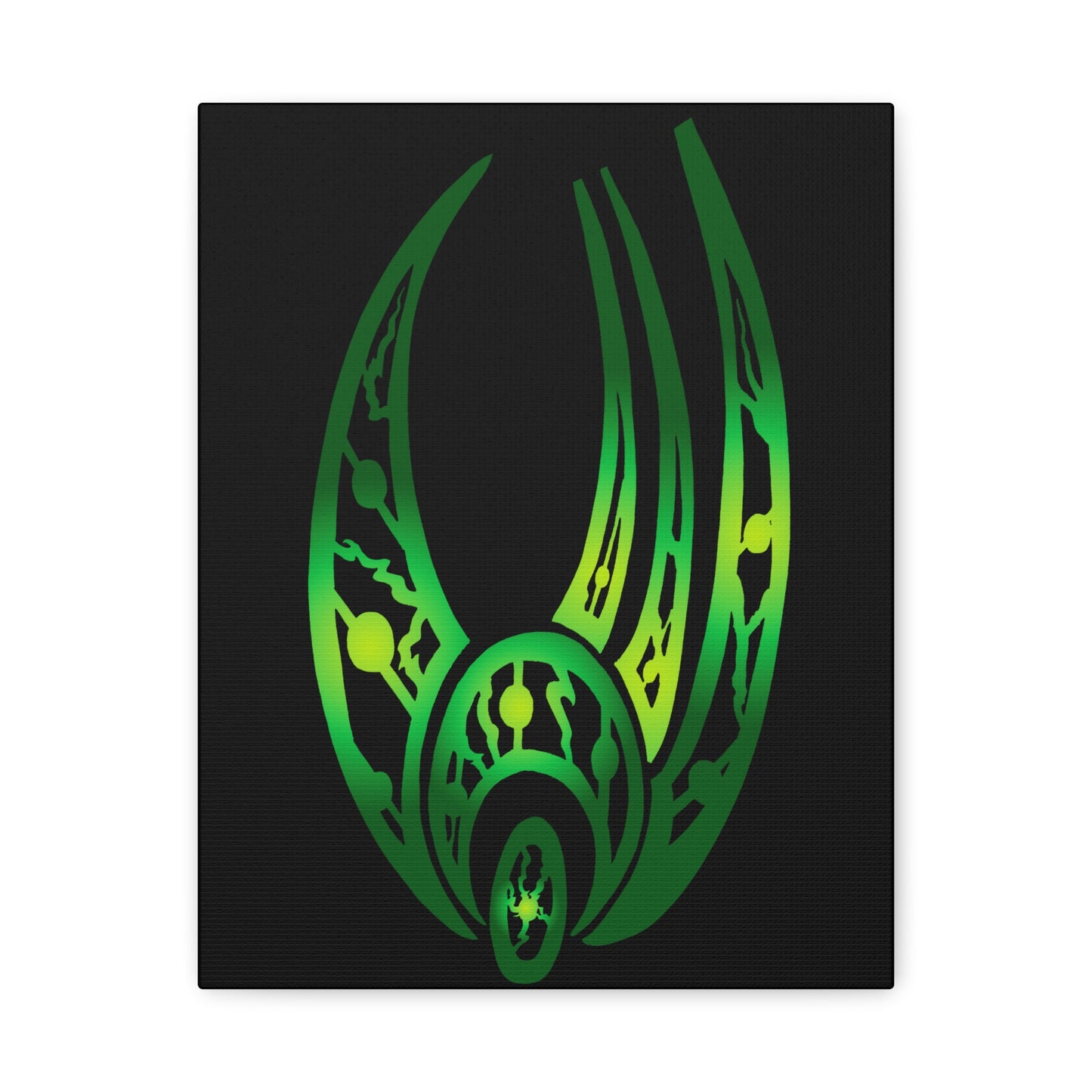 Custom Borg Logo Canvas Print Fan Art