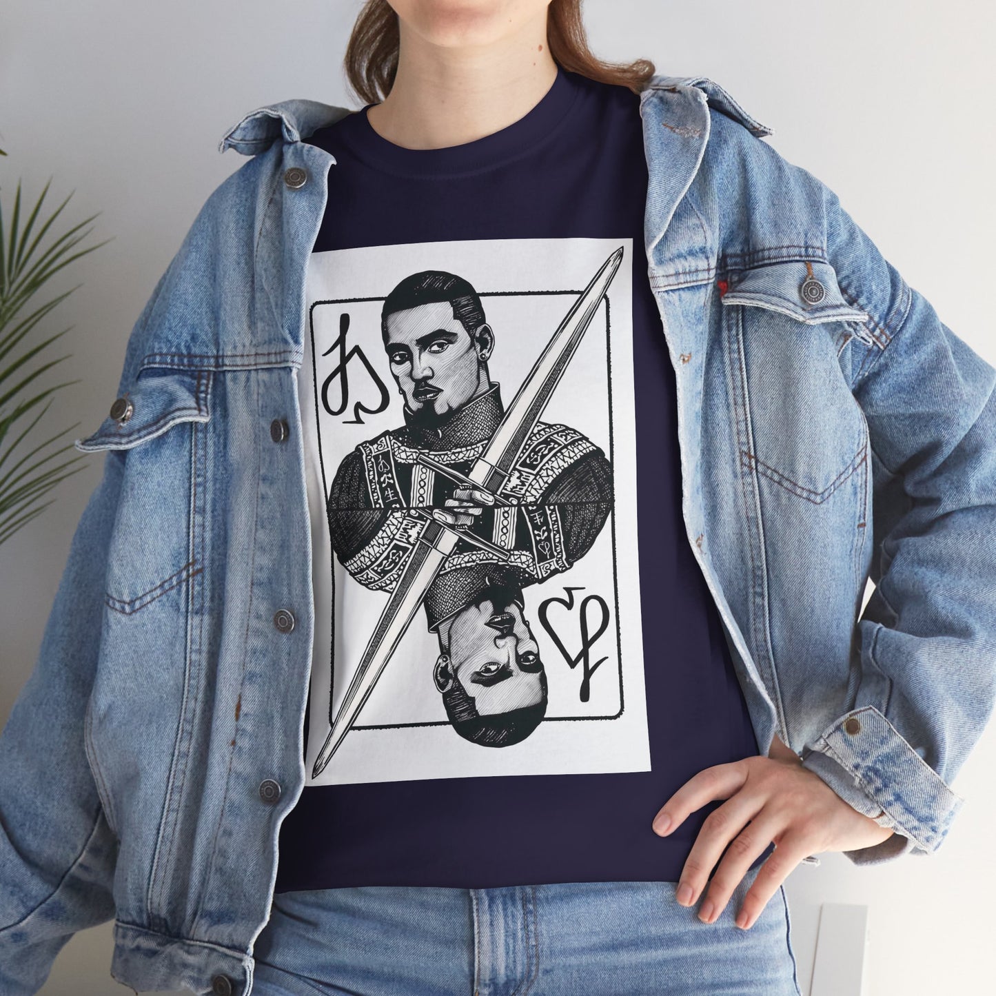 Jack of Spades Playing card, Graphic T-Shirt Alternate