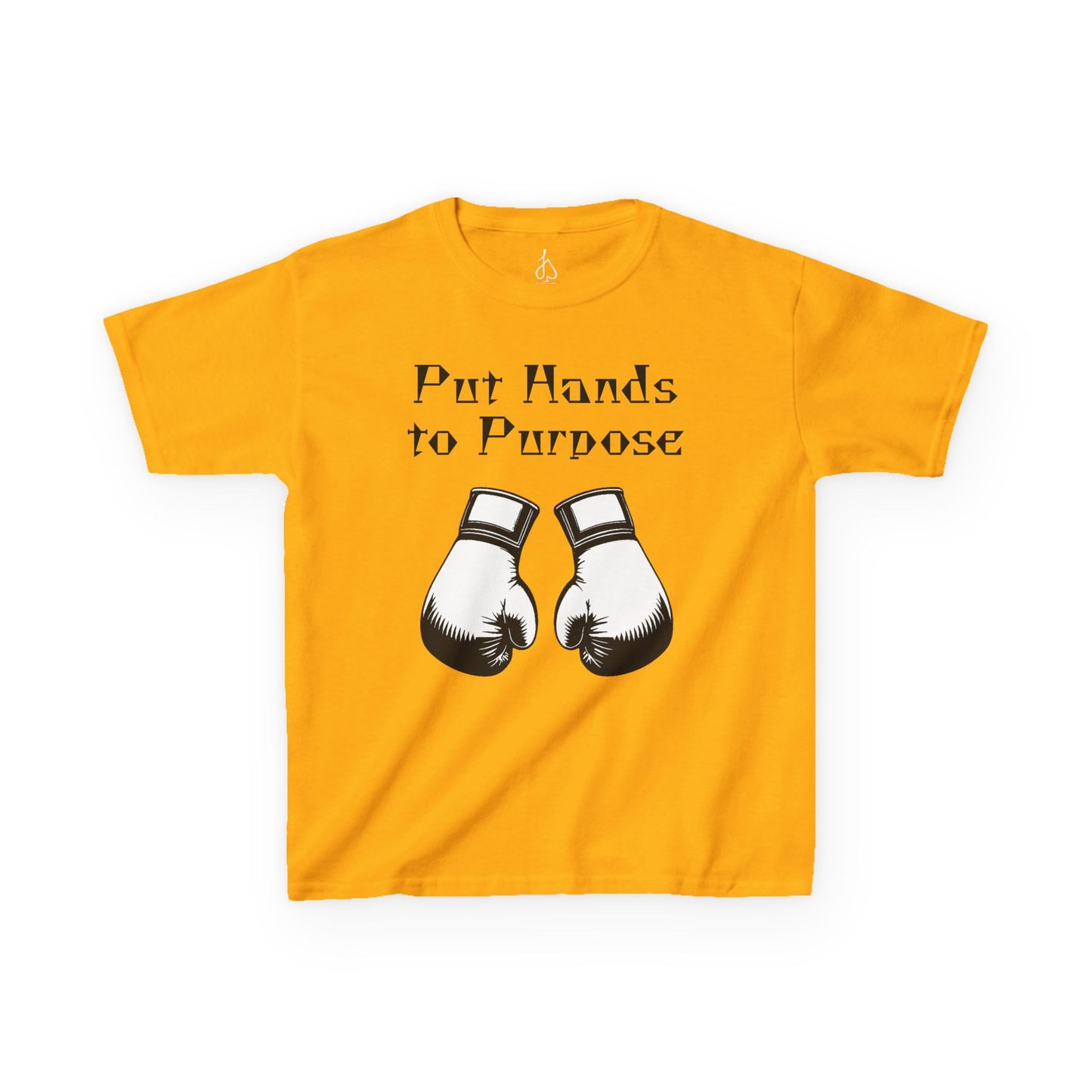 Kids Boxing Tee, "Put Hands to Purpose"