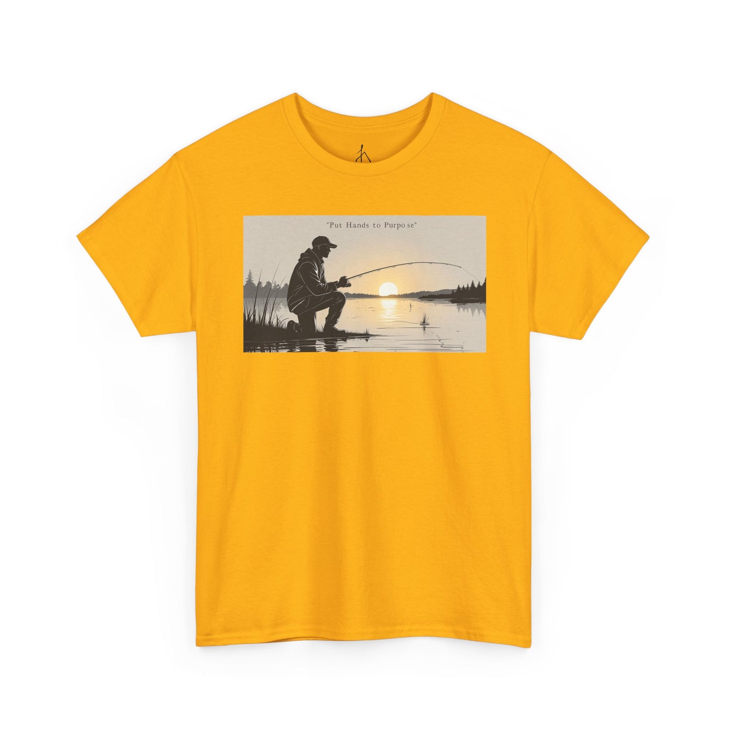 Fishing Graphic Tee, Put Hands to Purpose, Unisex T-Shirt