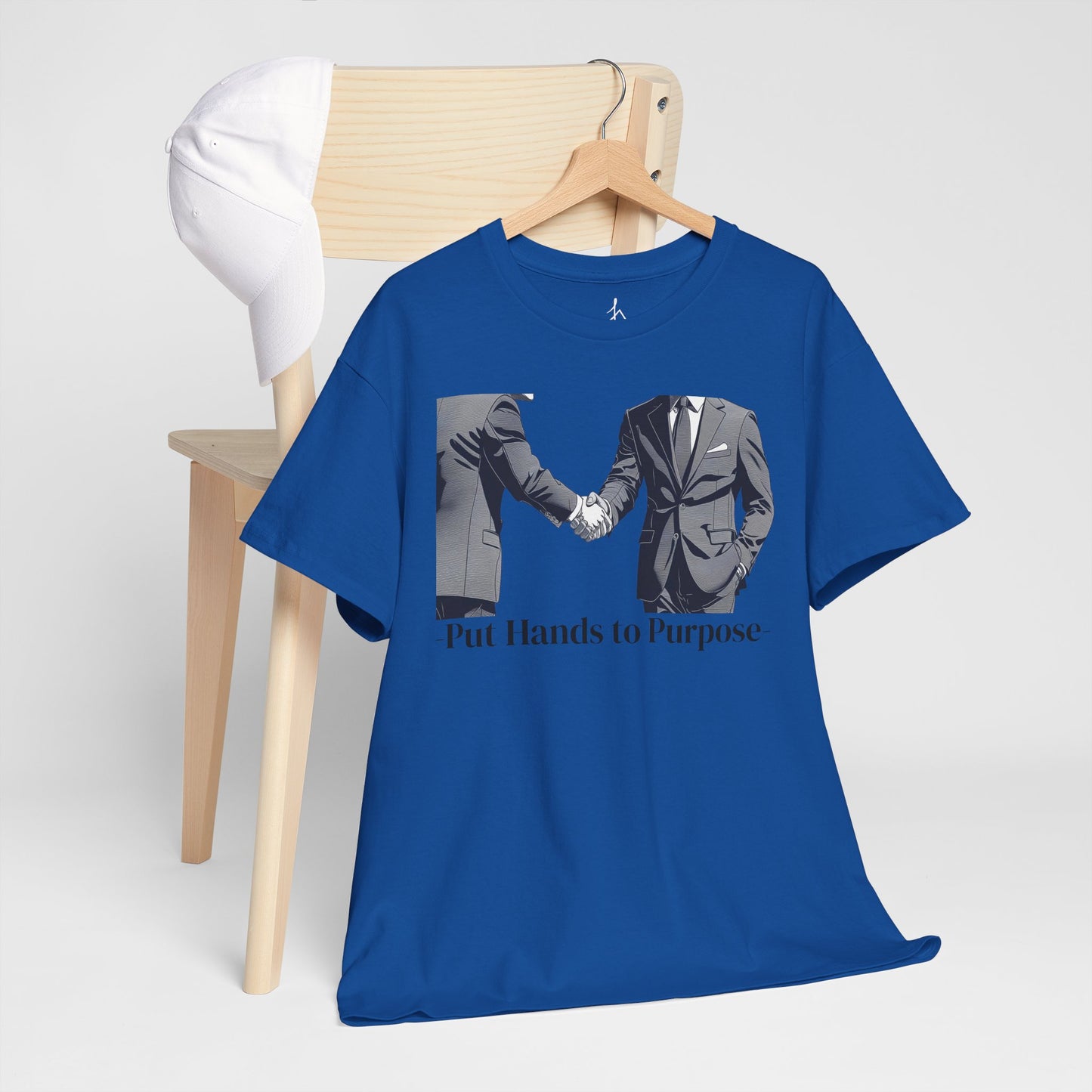 Business Men Shaking Hands Graphic T-Shirt "Put Hands to Purpose