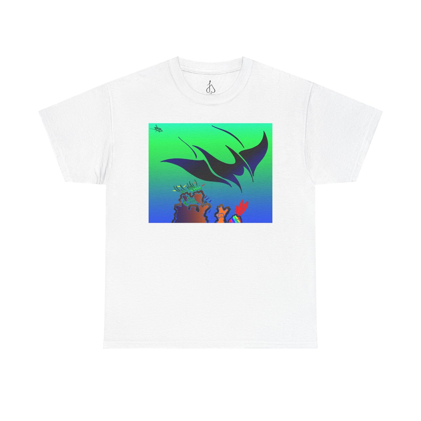 Manta Ray Art Tee
