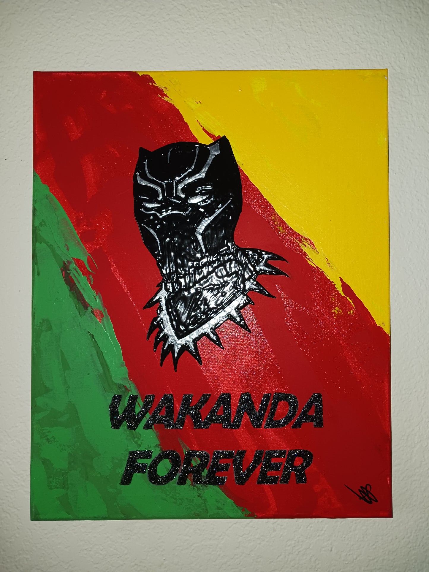 Black Panther Wakanda Forever Painting