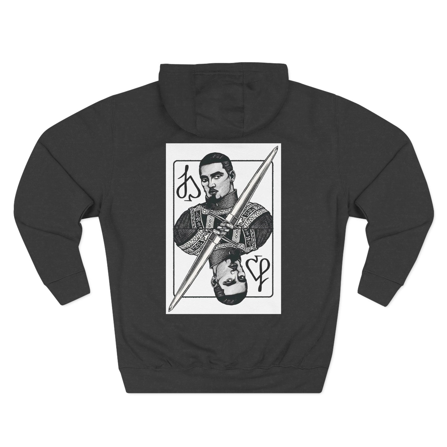 Jack Spade Playing Card Hoodie White print