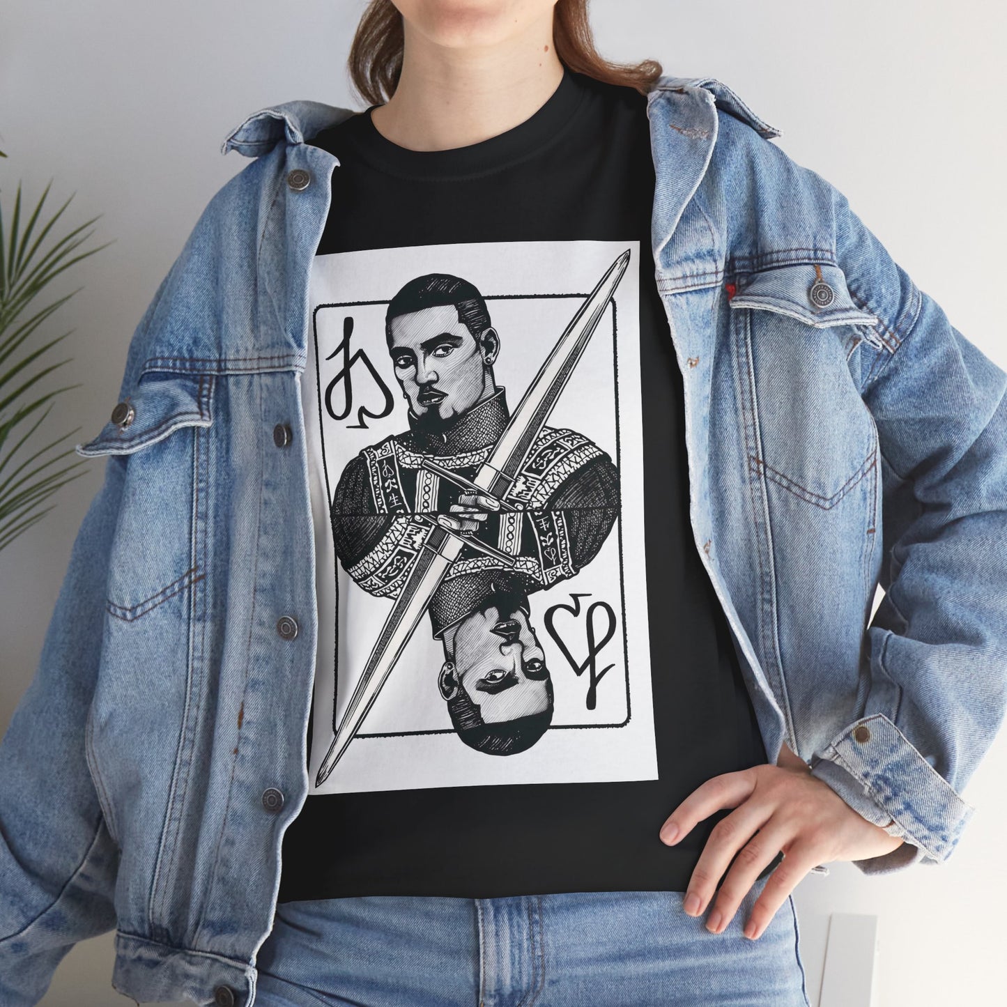 Jack of Spades Playing card, Graphic T-Shirt Alternate