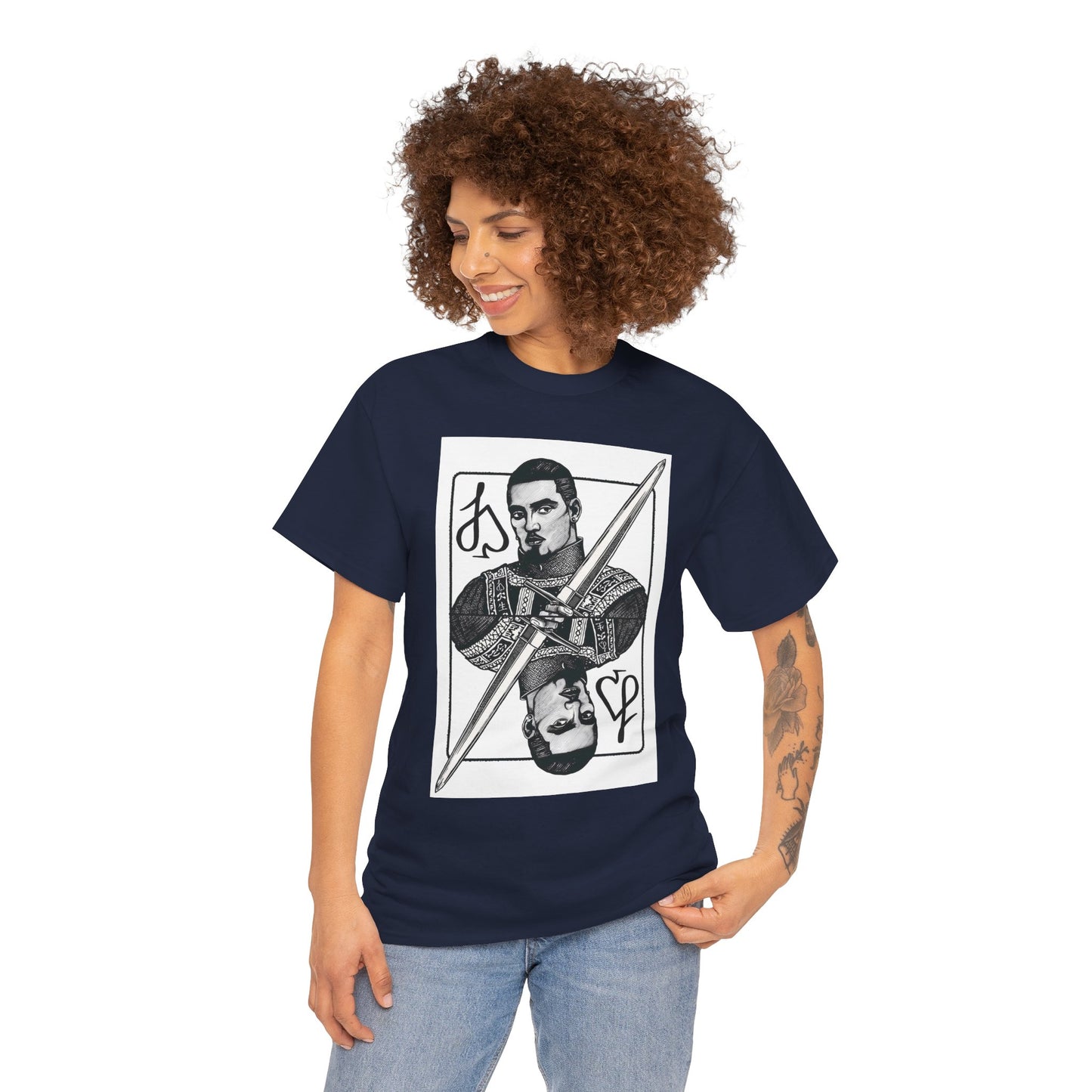 Jack of Spades Playing card, Graphic T-Shirt Alternate