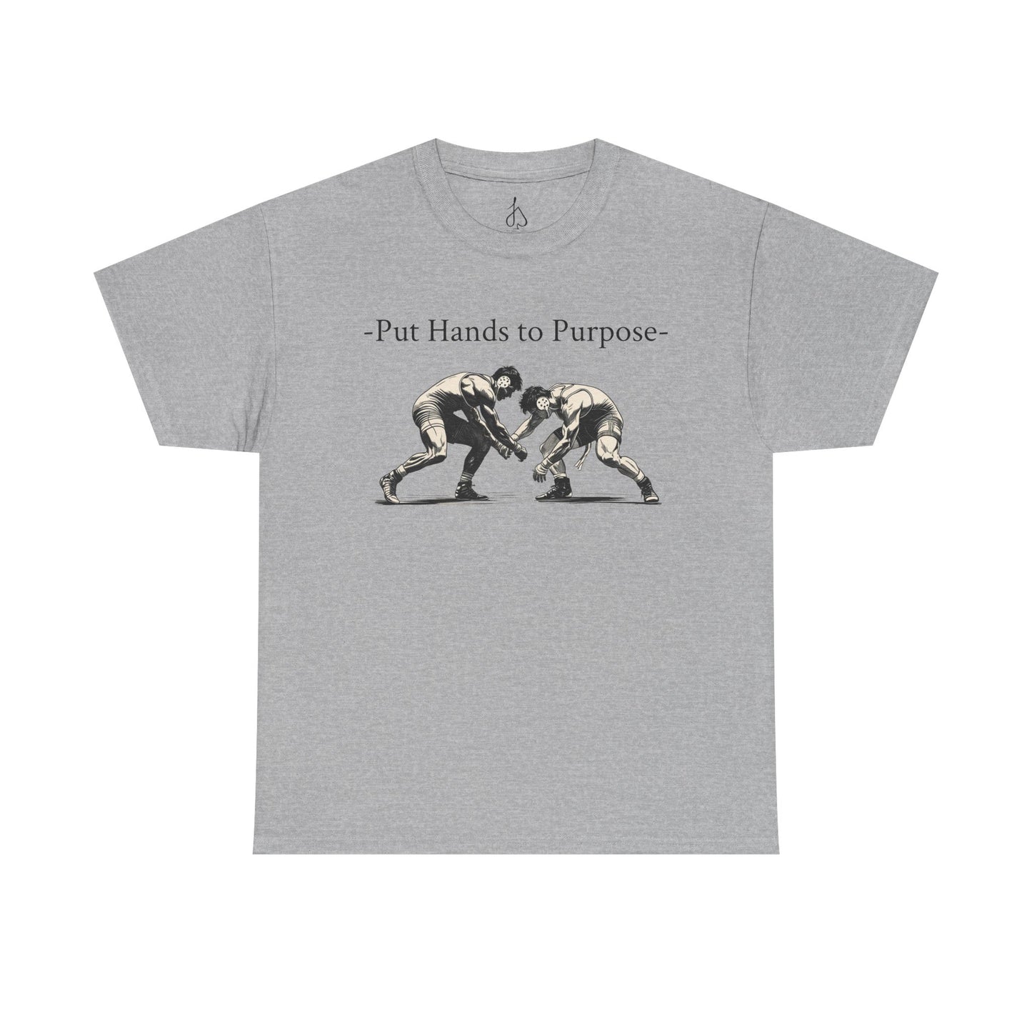 Wrestling Tee, "Put Hands to Purpose" Unisex Shirt for Wrestlers, , Graphic Tee