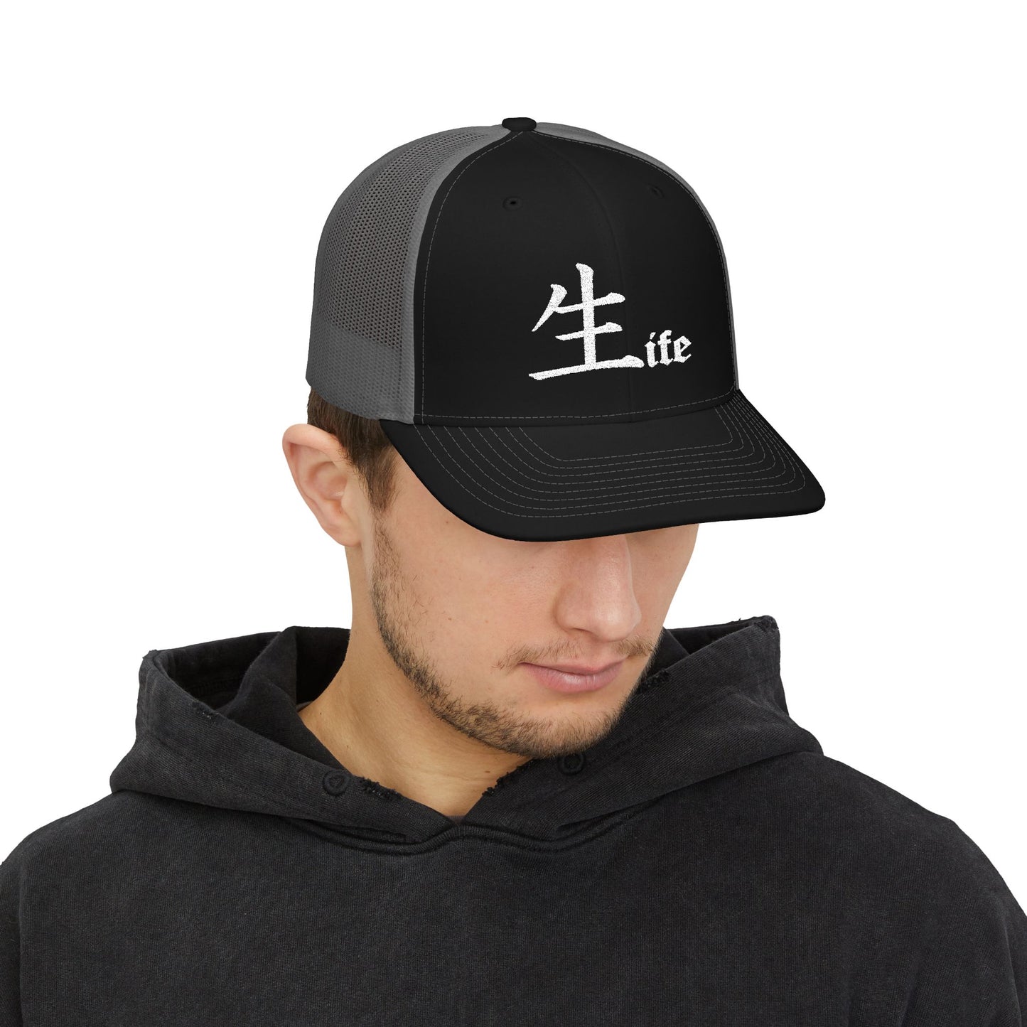 Life by Jack Spade Snapback Cap | Trucker Hat, Mesh Back
