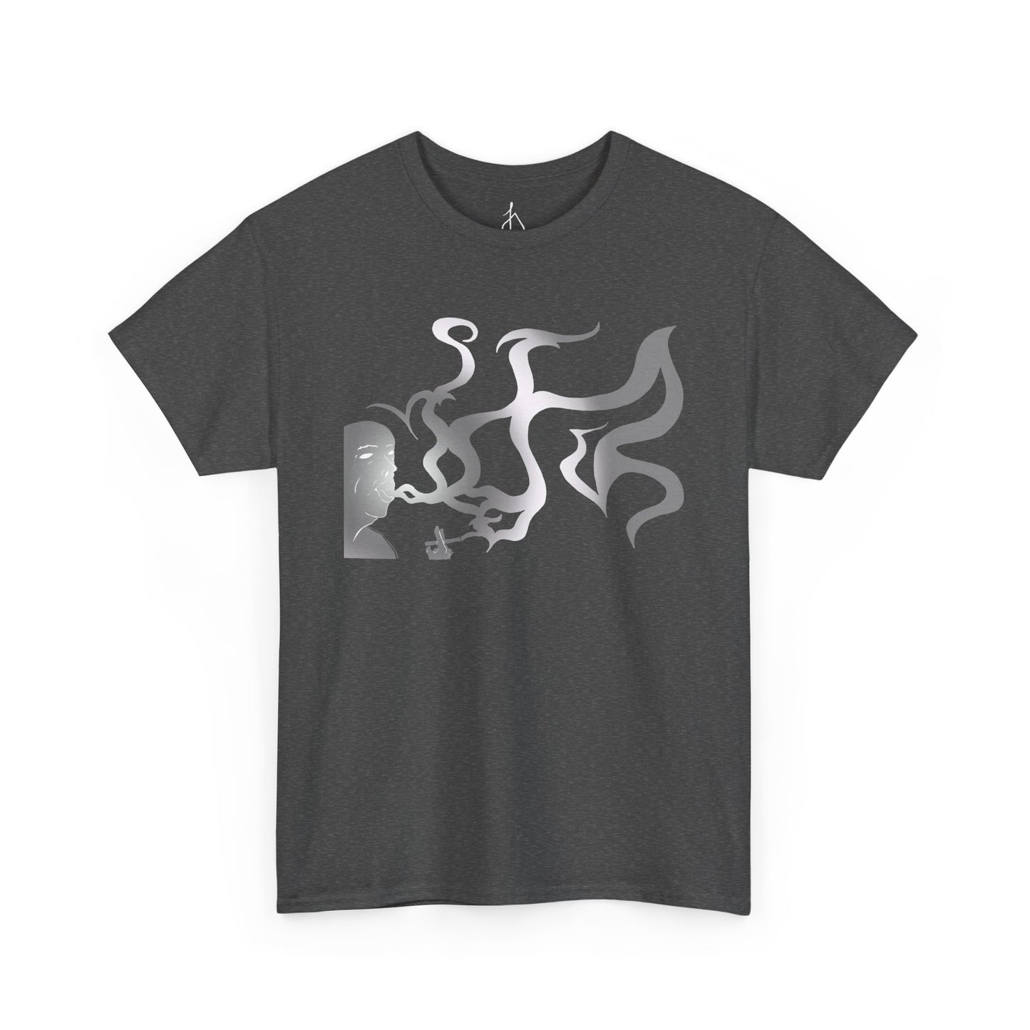 Calm Smoking Man Tee - Unisex Cotton