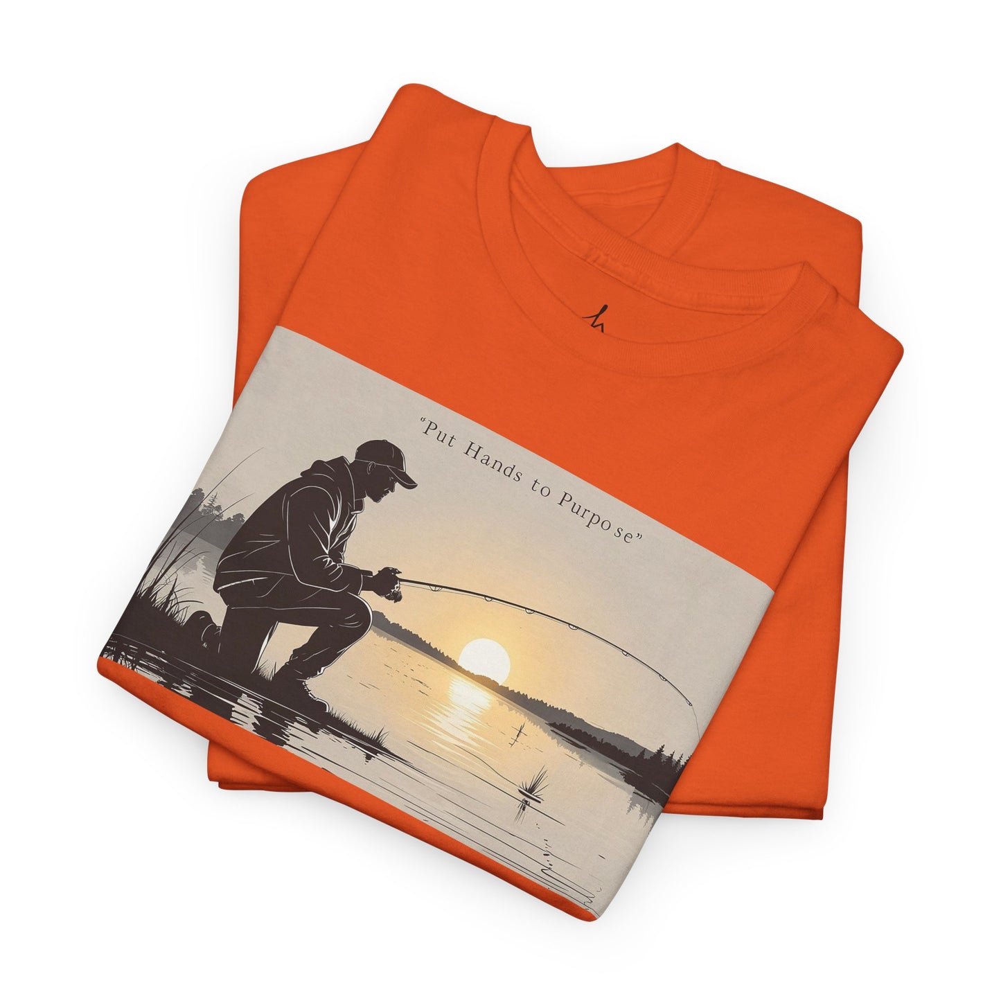 Fishing Graphic Tee, Put Hands to Purpose, Unisex T-Shirt