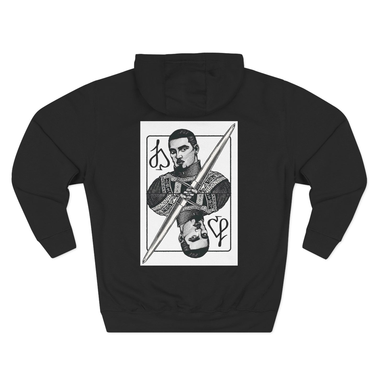 Jack Spade Playing Card Hoodie White print
