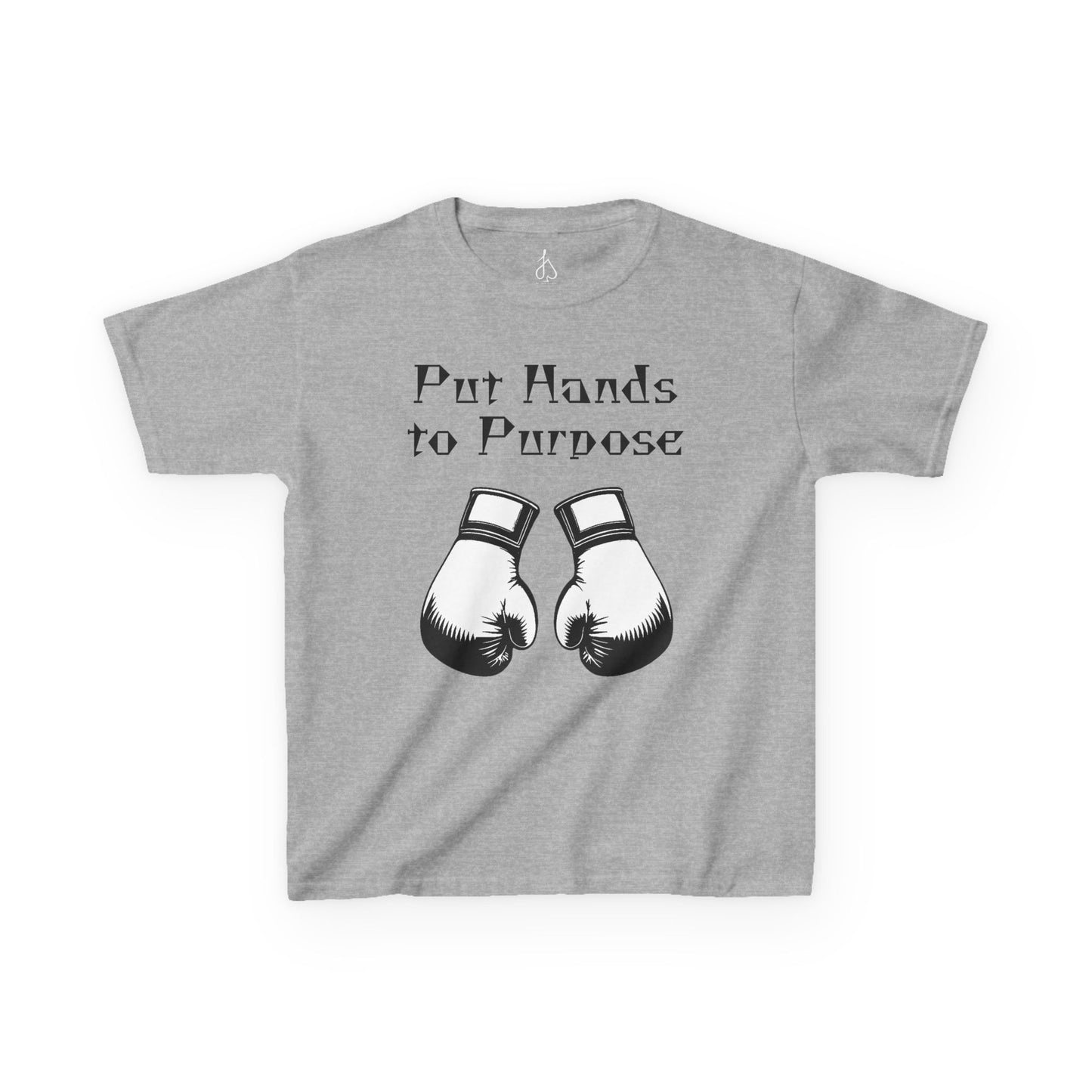 Kids Boxing Tee, "Put Hands to Purpose"