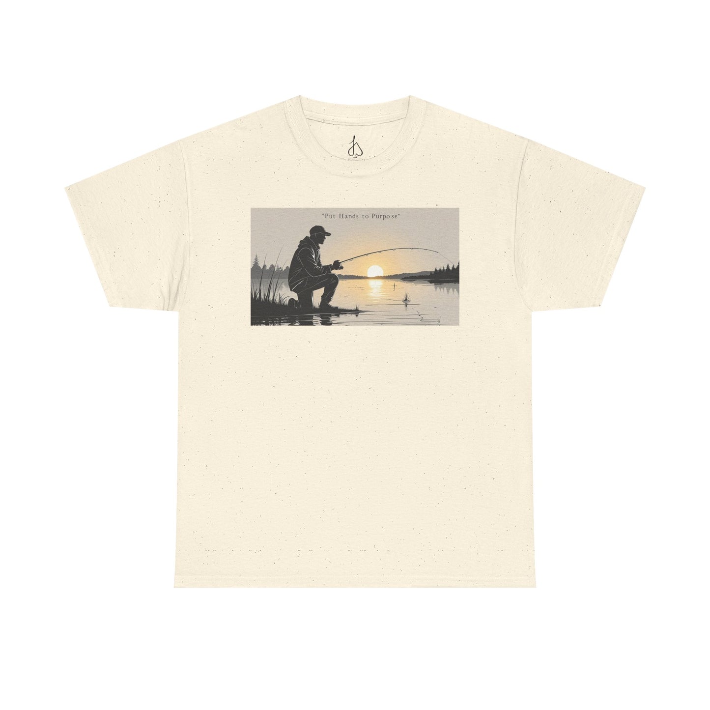 Fishing Graphic Tee, Put Hands to Purpose, Unisex T-Shirt